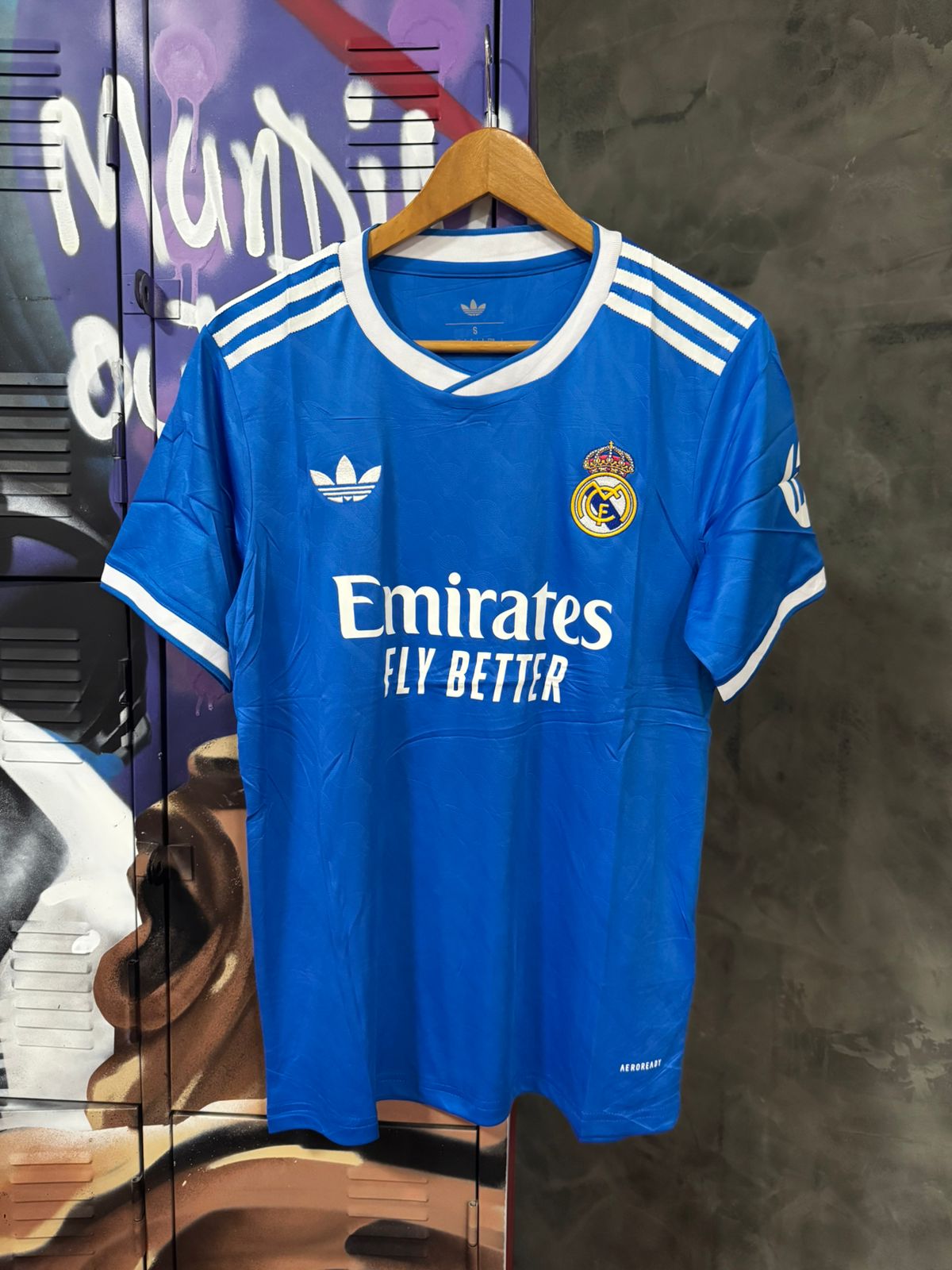 Camisa III Real Madrid 25/26 Adidas Azul
