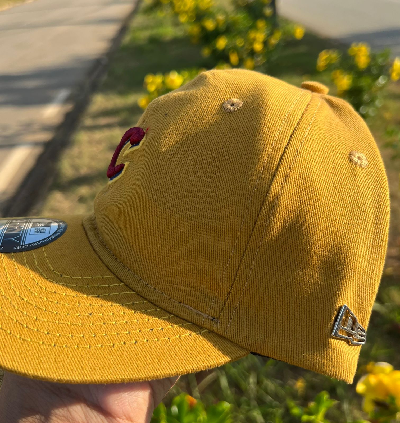 Boné Cleveland Time Amarelo