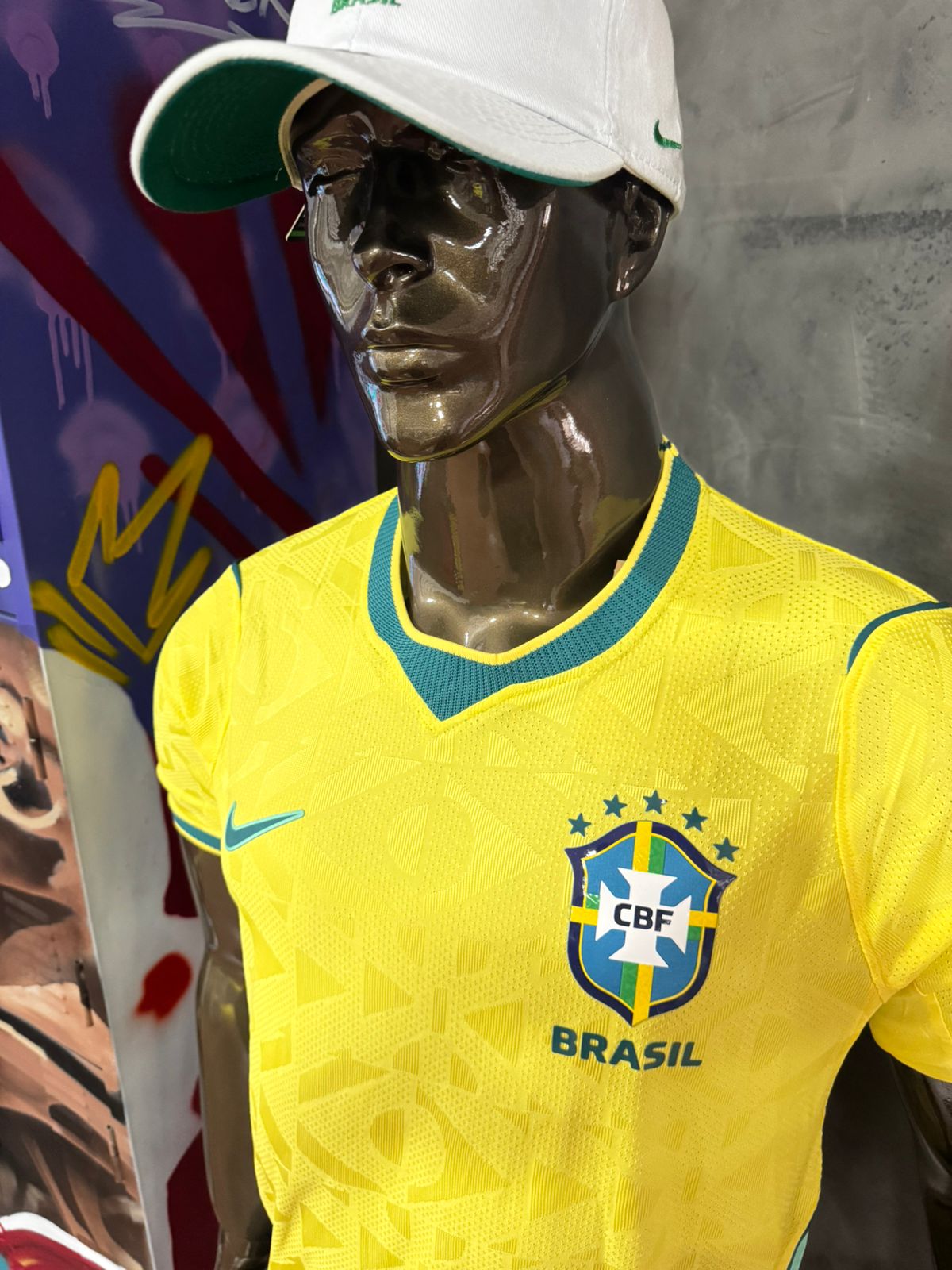 Brasil I 2026/27 Modelo Jogador Nike Amarela