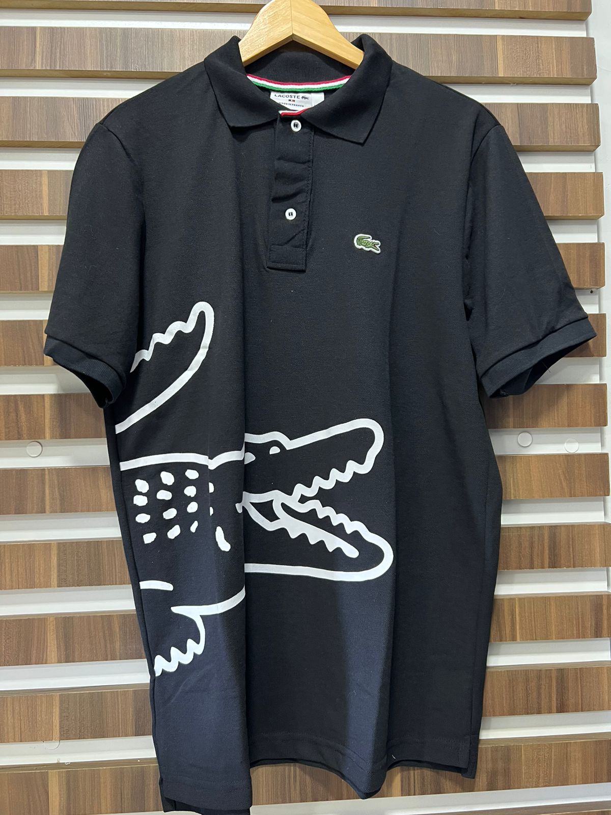 Gola Polo Lacoste Preto