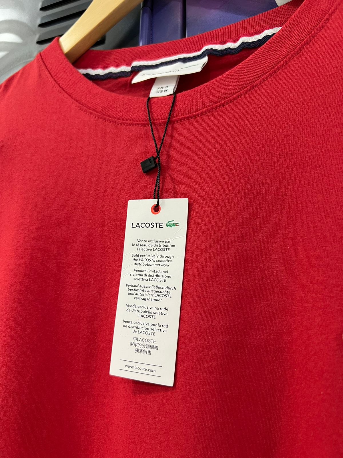 Camiseta Lacoste Vermelha