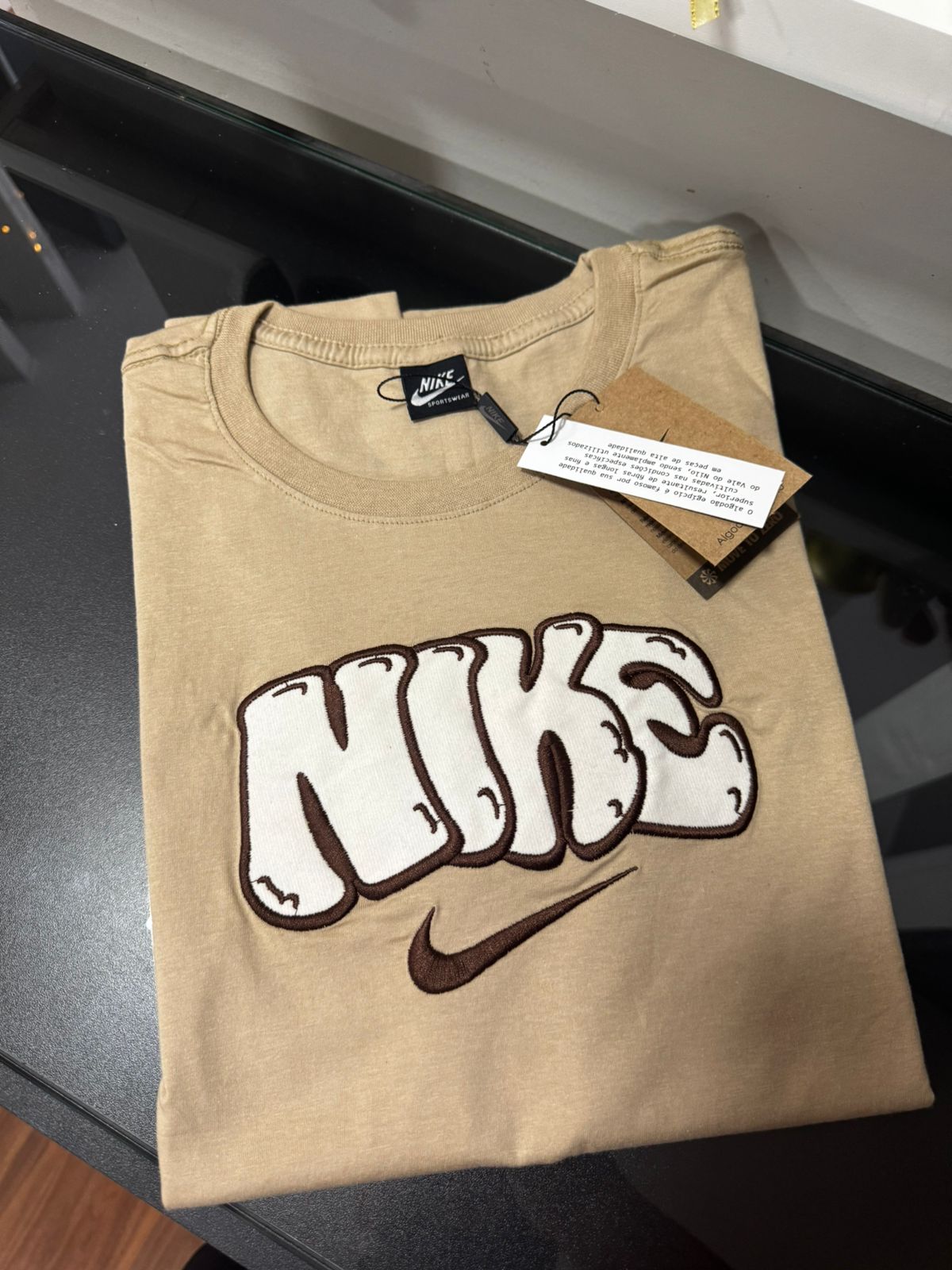 Linha strech americana Nike Bege