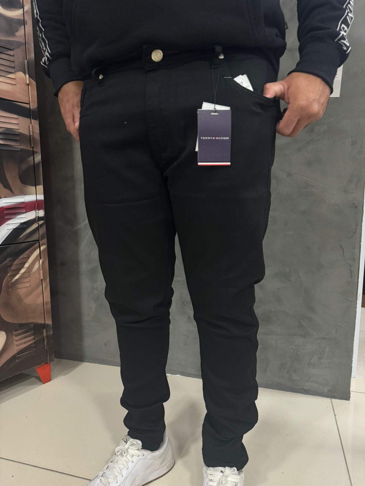 Calça Jeans Tommy Preto