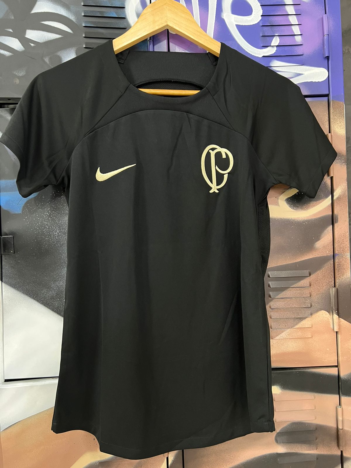 Camisa Corinthians Personalizada (Feminina) Nike Preto