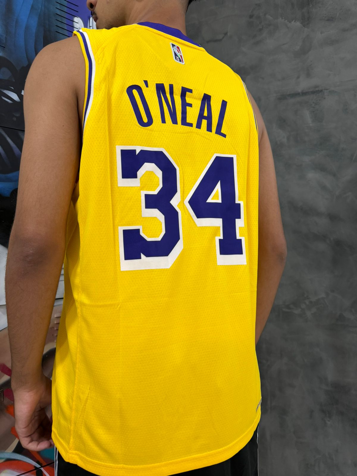 Regata NBA Lakers Nike Amarelo