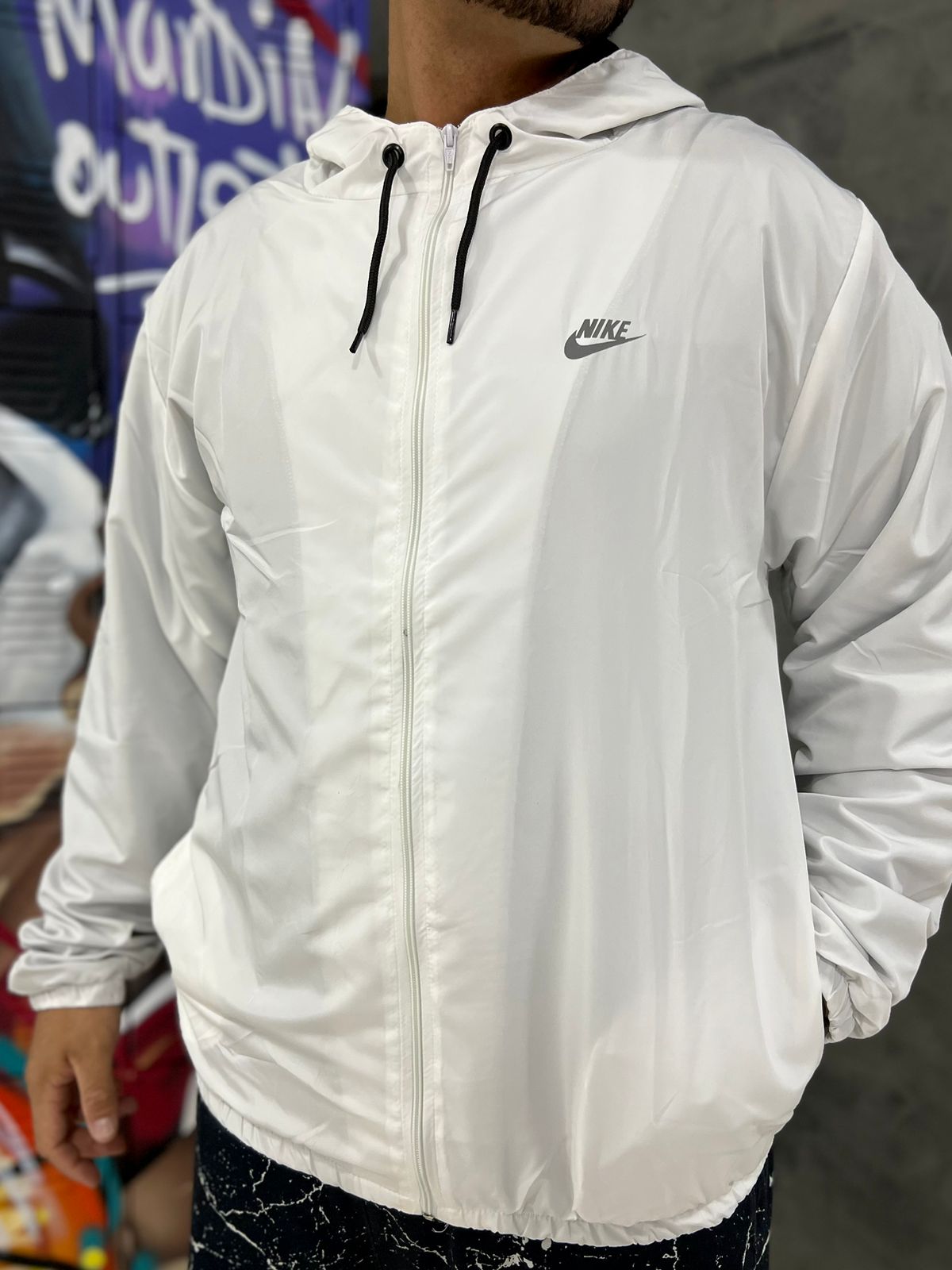 Corta Vento Nike Branco