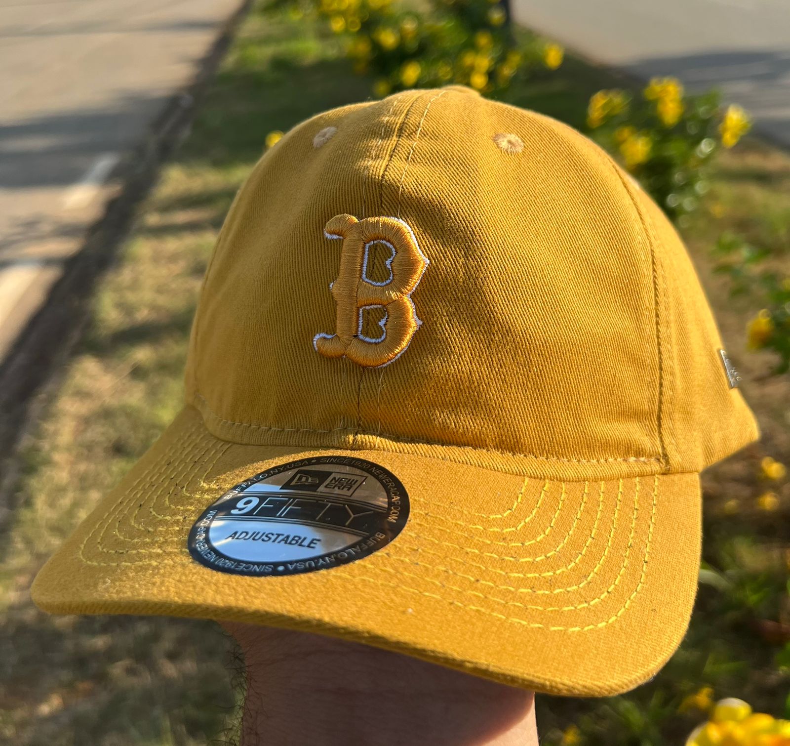 Boné Boston New Era Amarelo