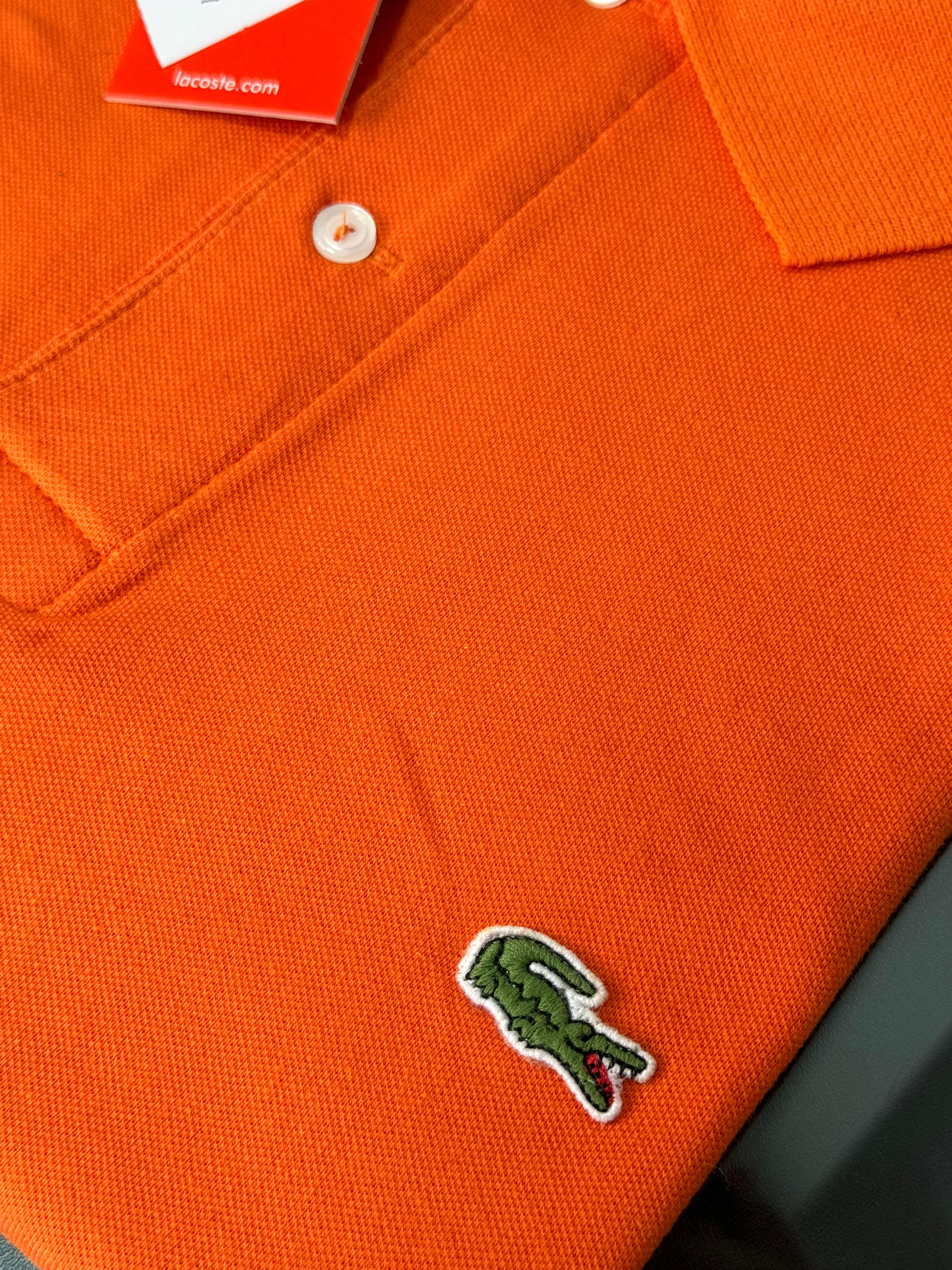 Gola Polo Lacoste laranja