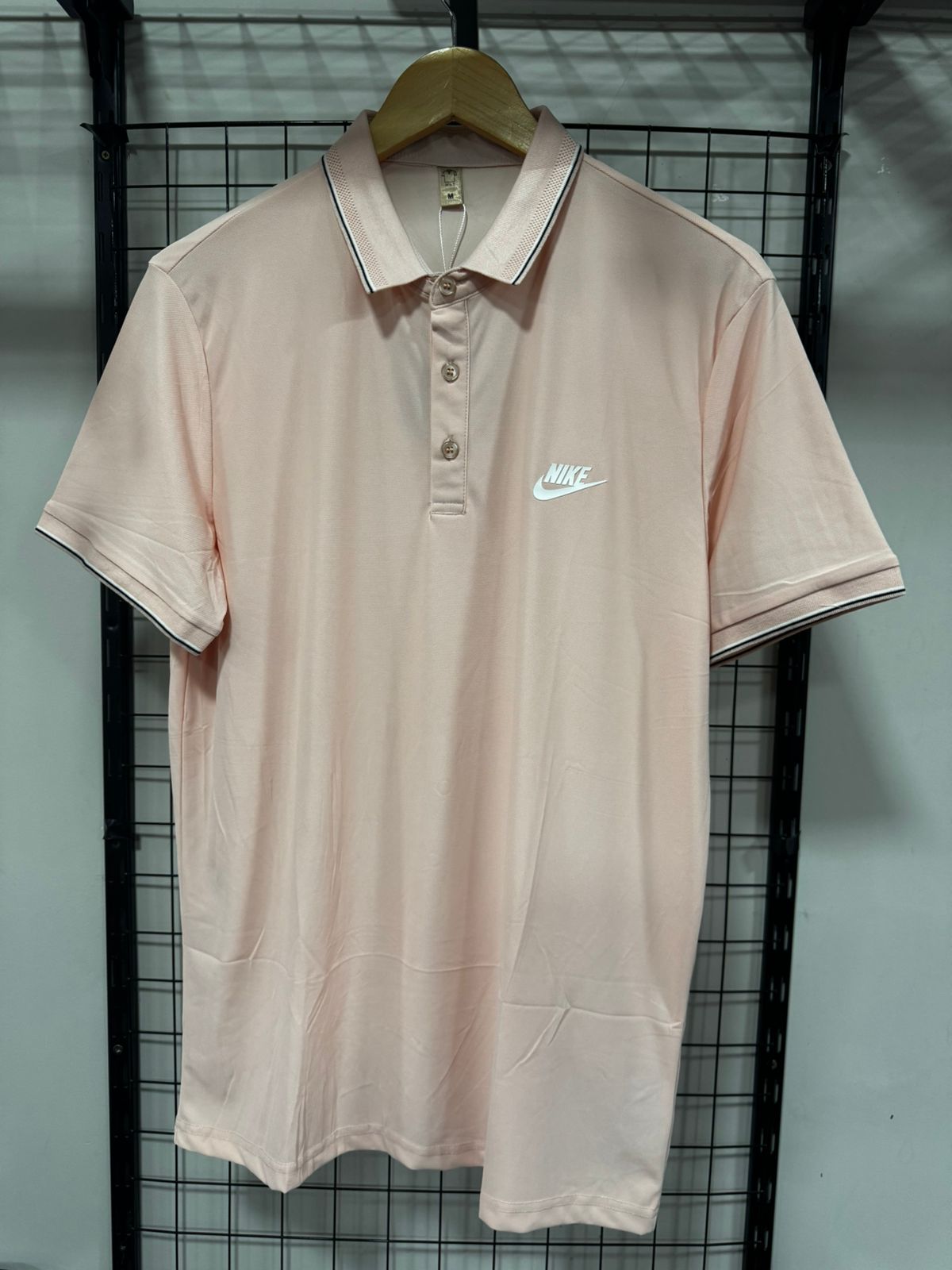 Camisa Gola polo poliamida Nike Rosa