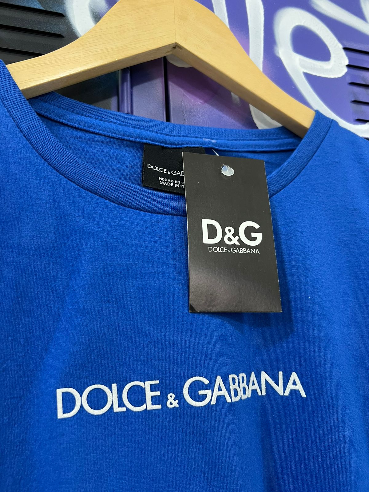 Camiseta Dolce Gabbana azul