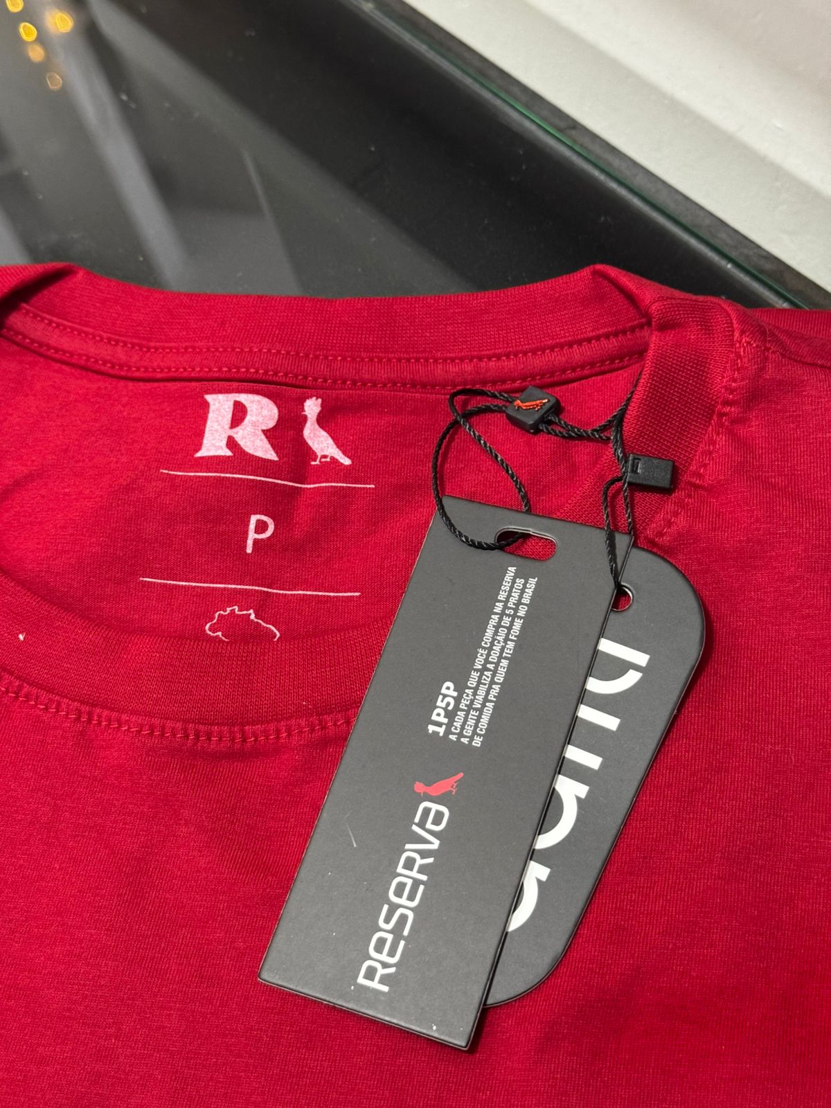 Camiseta Seda Pima Reserva Vermelha