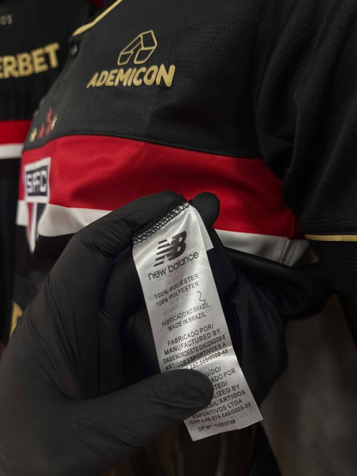 São Paulo III 25/26 New Balance Preto