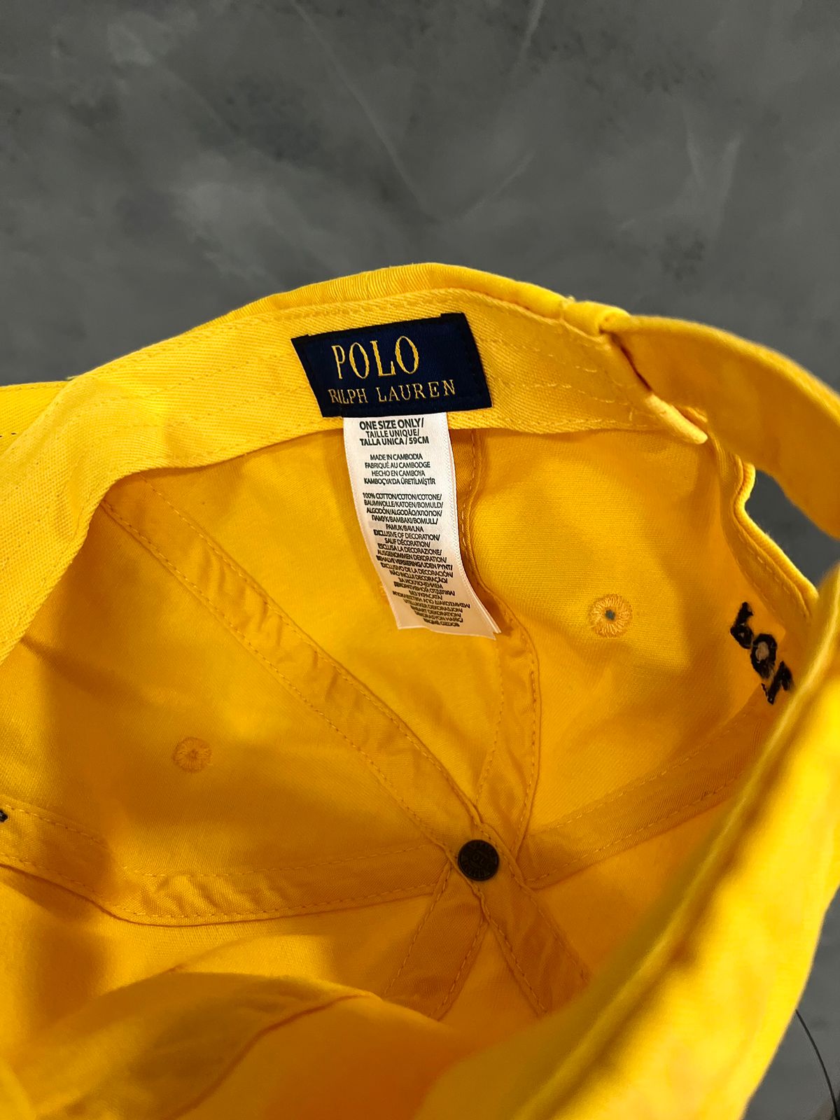 Boné Importado Cavalinho Polo Amarelo