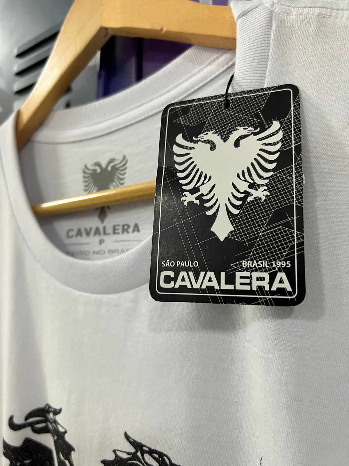 Camiseta Linha Griff Cavalera Branco