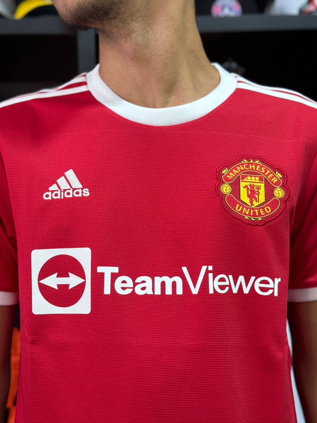 Manchester United 21/22 Adidas Vermelho