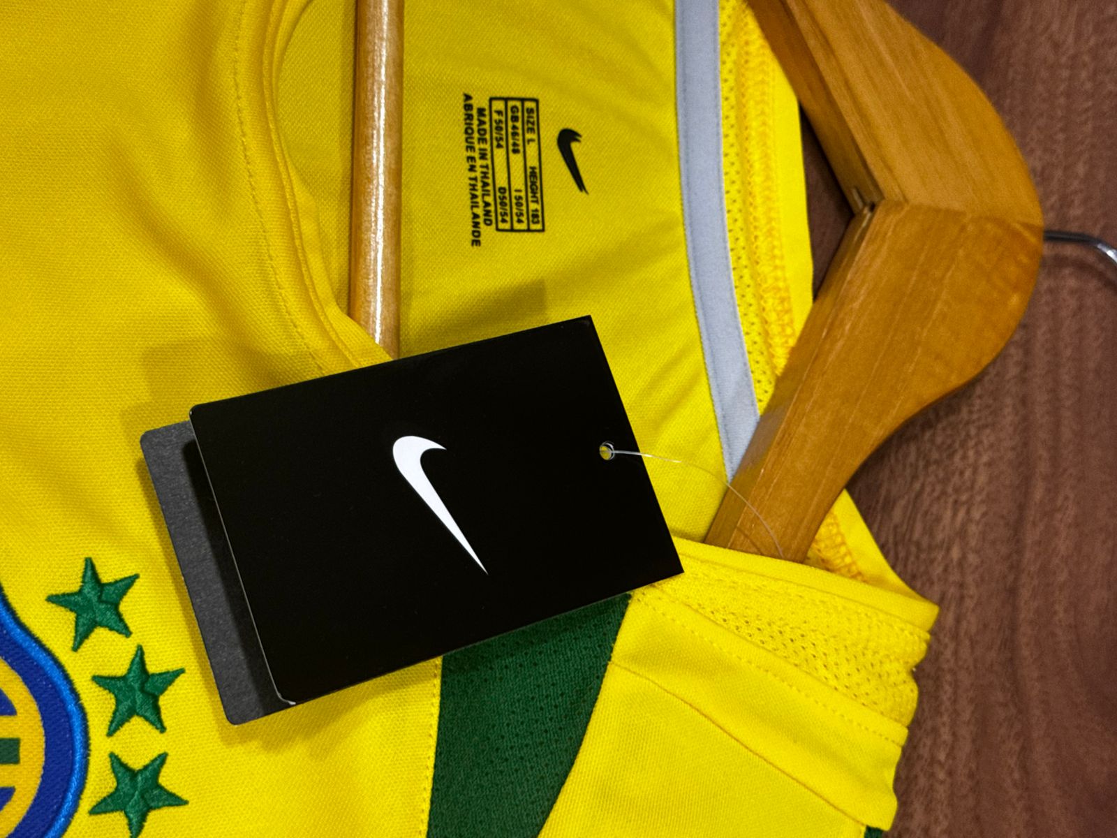 Camisa Retrô Seleção do Brasil 2002 Nike Amarelo
