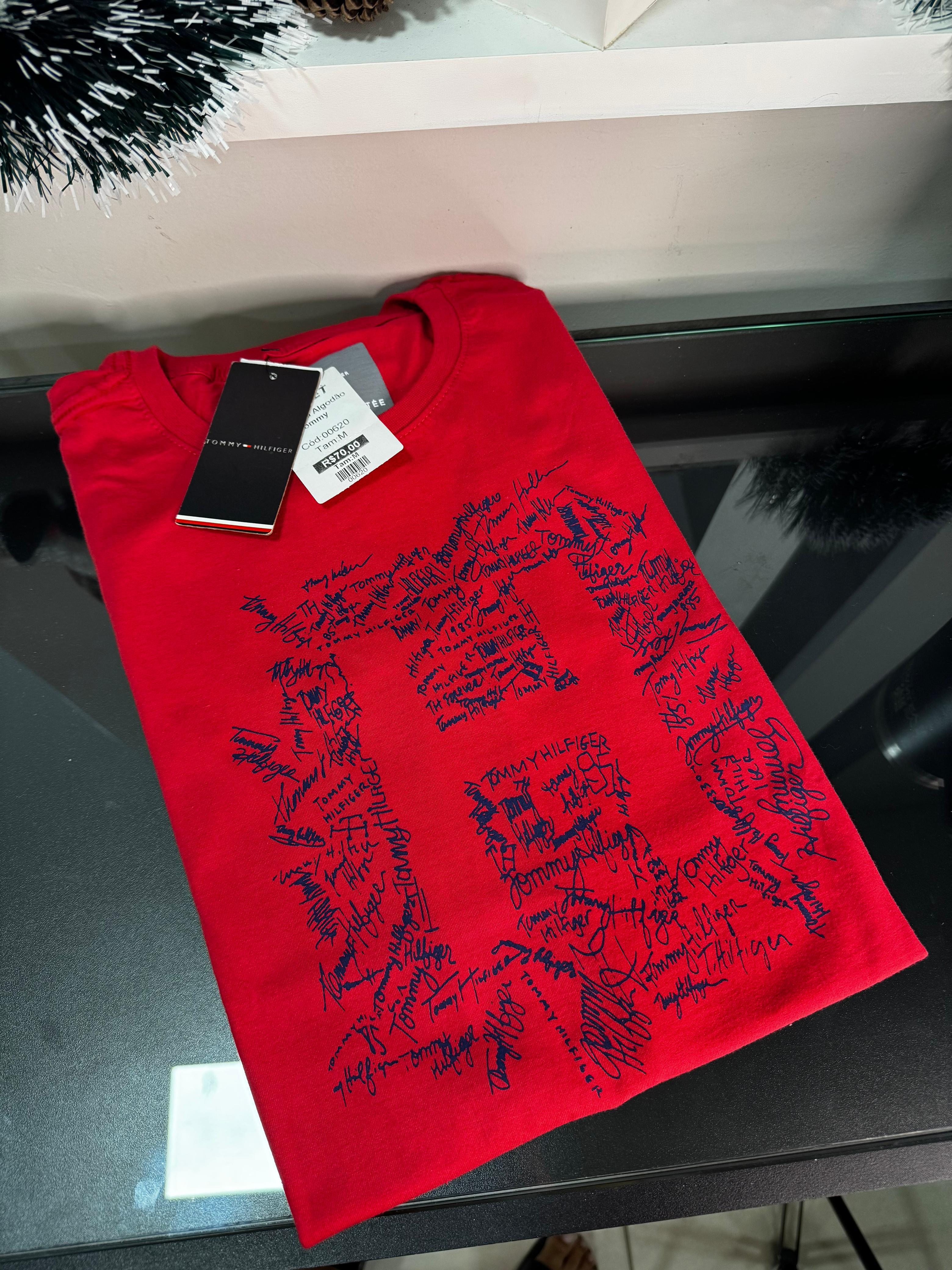 Camiseta Tommy Vermelha