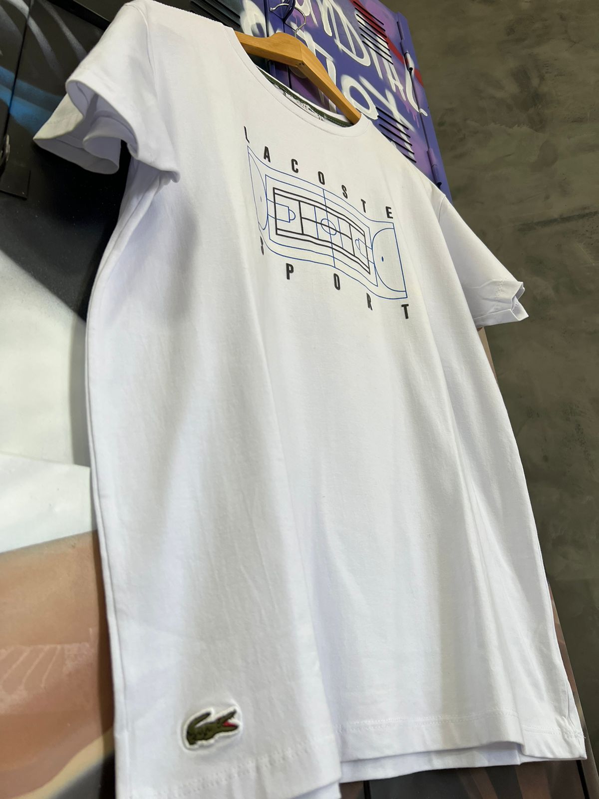Camiseta Lacoste Branca