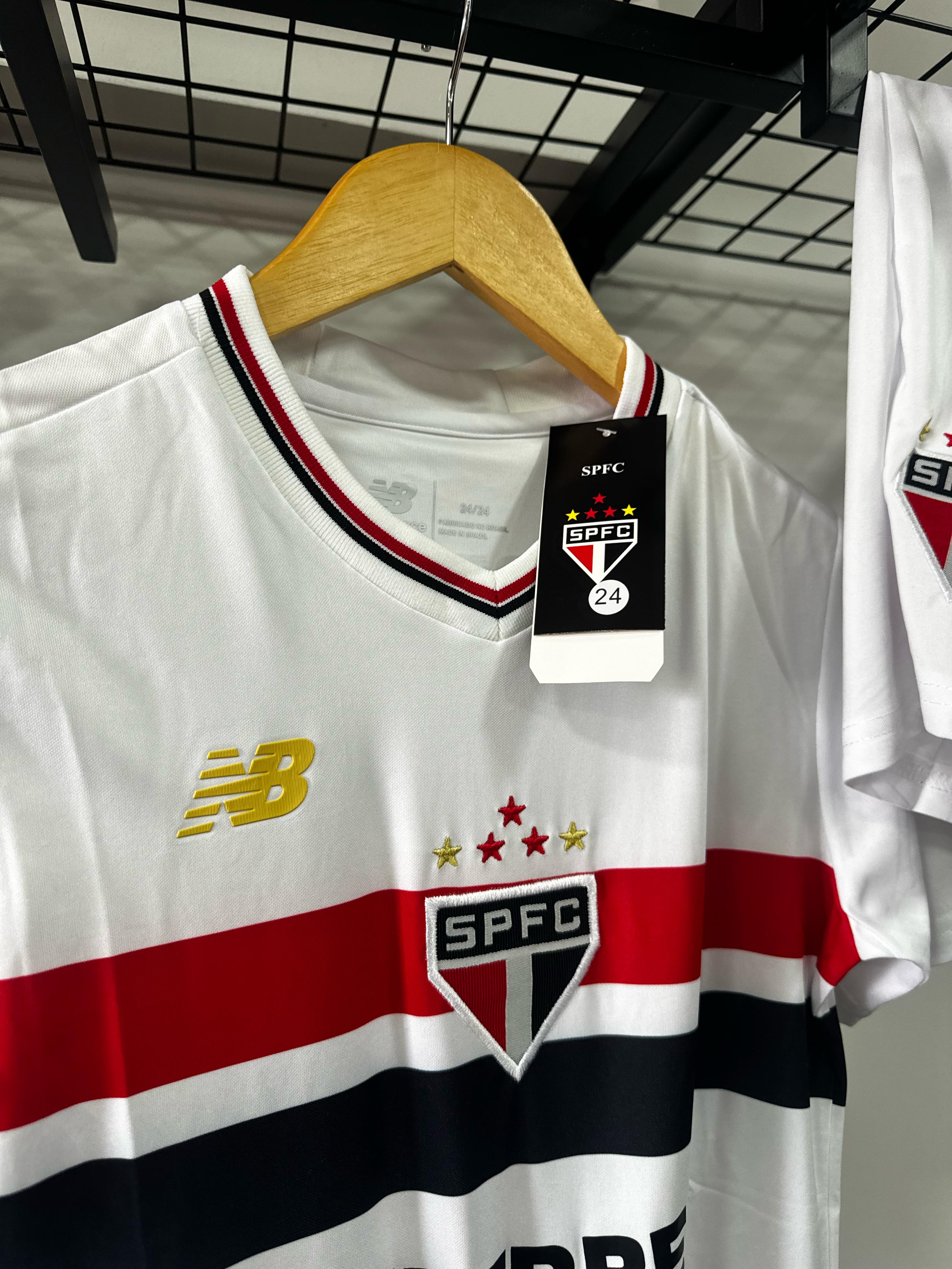 Conjunto São Paulo 25/26 New Balance Branca