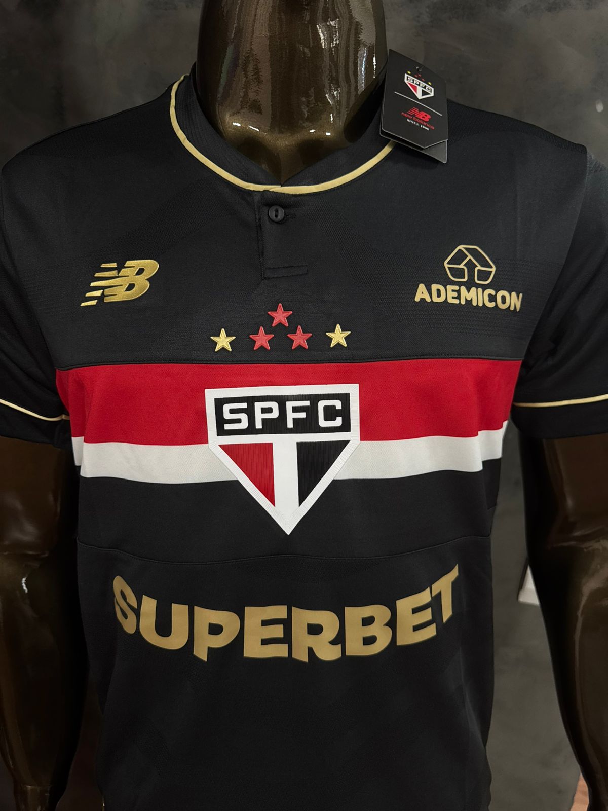 São Paulo III 25/26 New Balance Preto