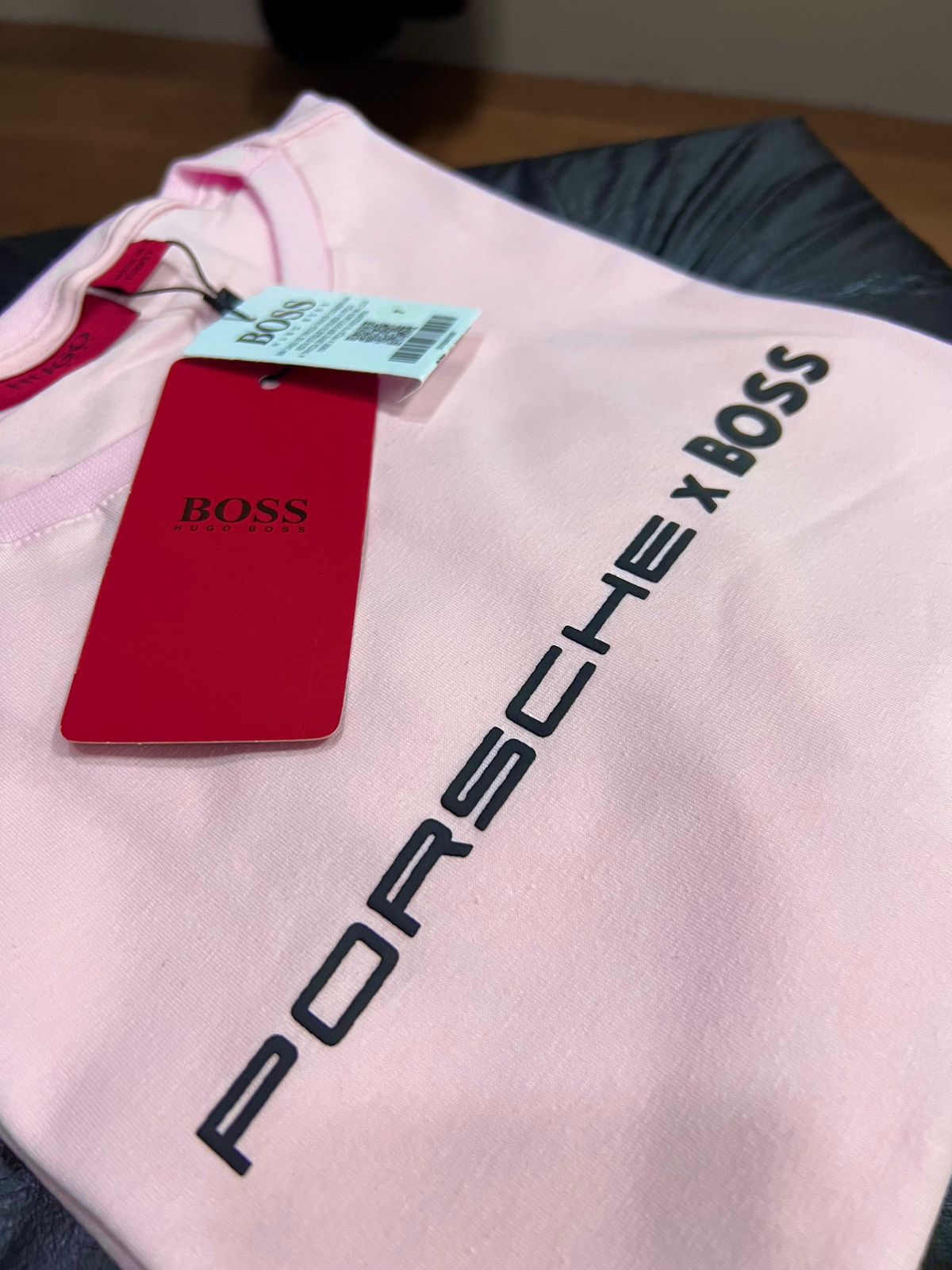Camiseta Linha Griff Hugo Boss Rosa