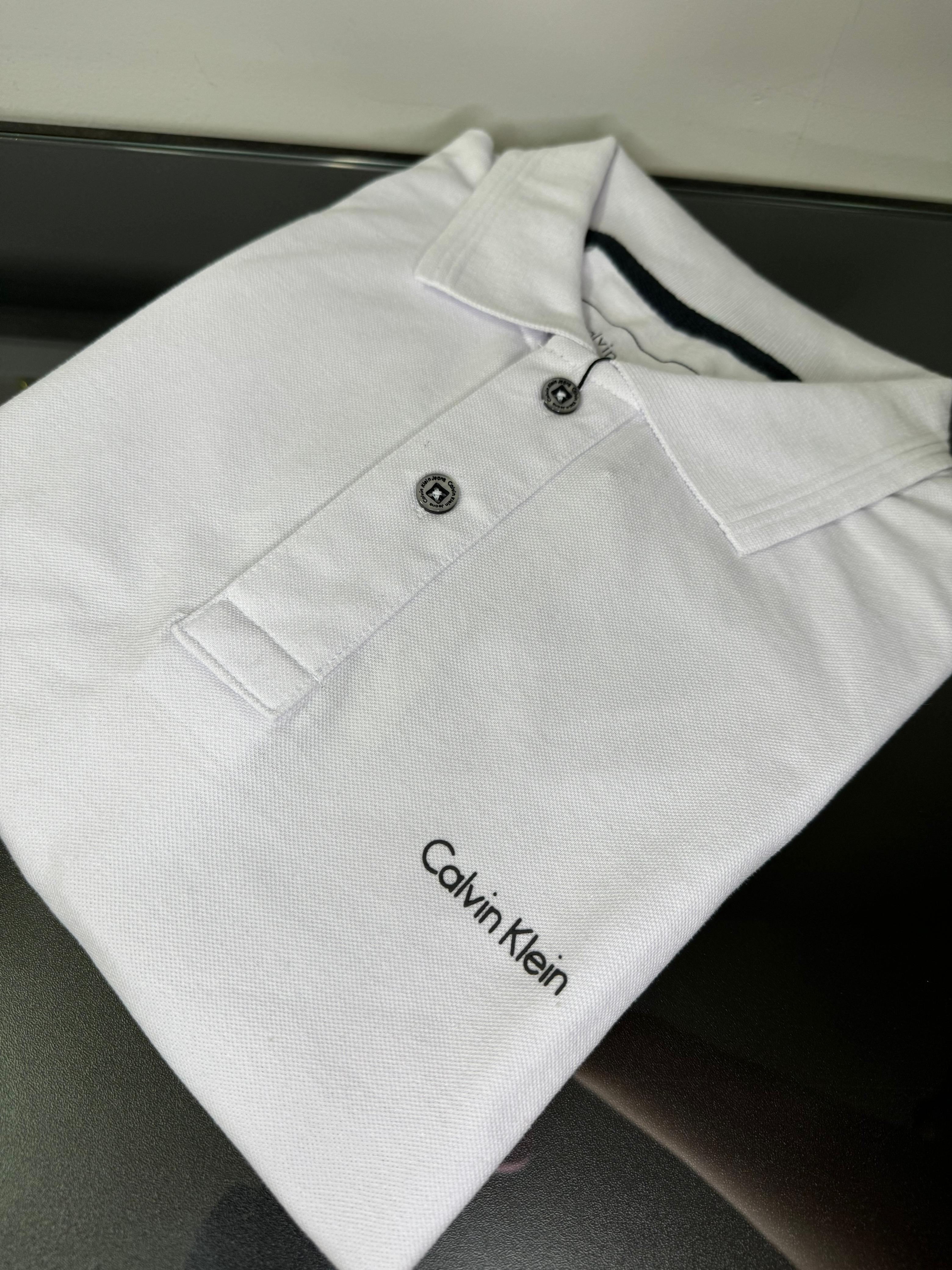 Gola Polo Calvin Klein Branca