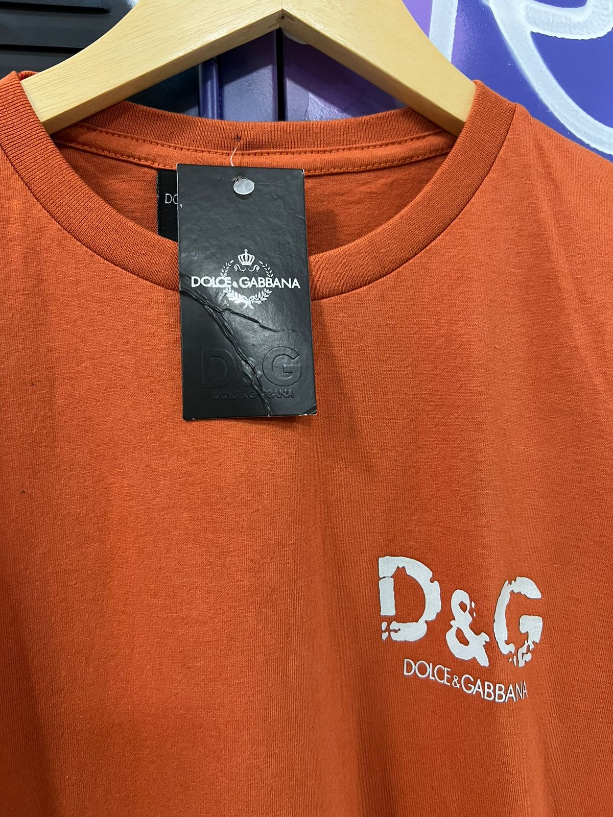 Camiseta Dolce Gabbana Laranja