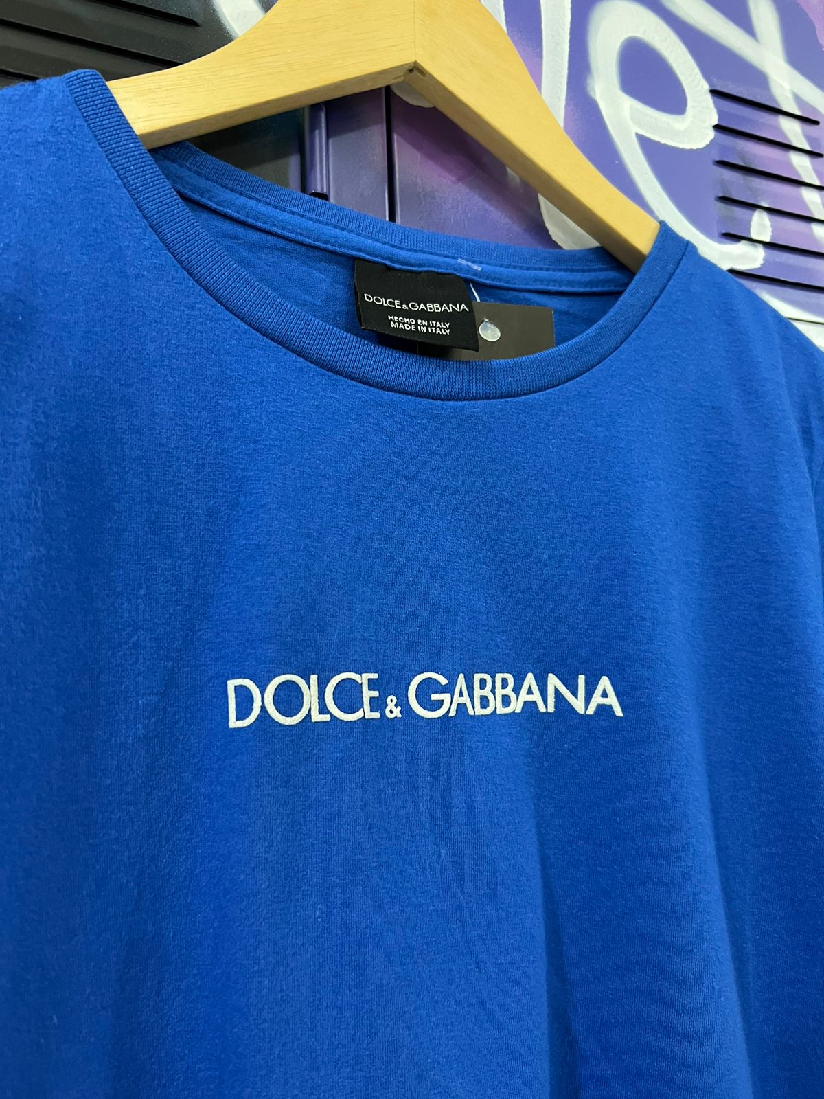 Camiseta Dolce Gabbana azul