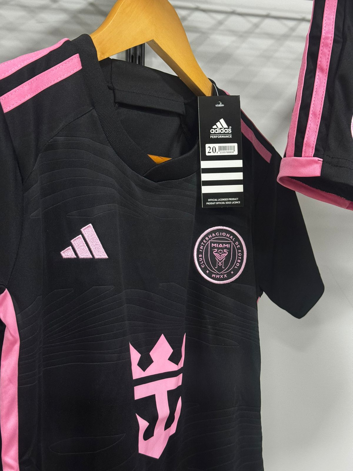 Conjunto Infantil Miami 24/25 Adidas Preto