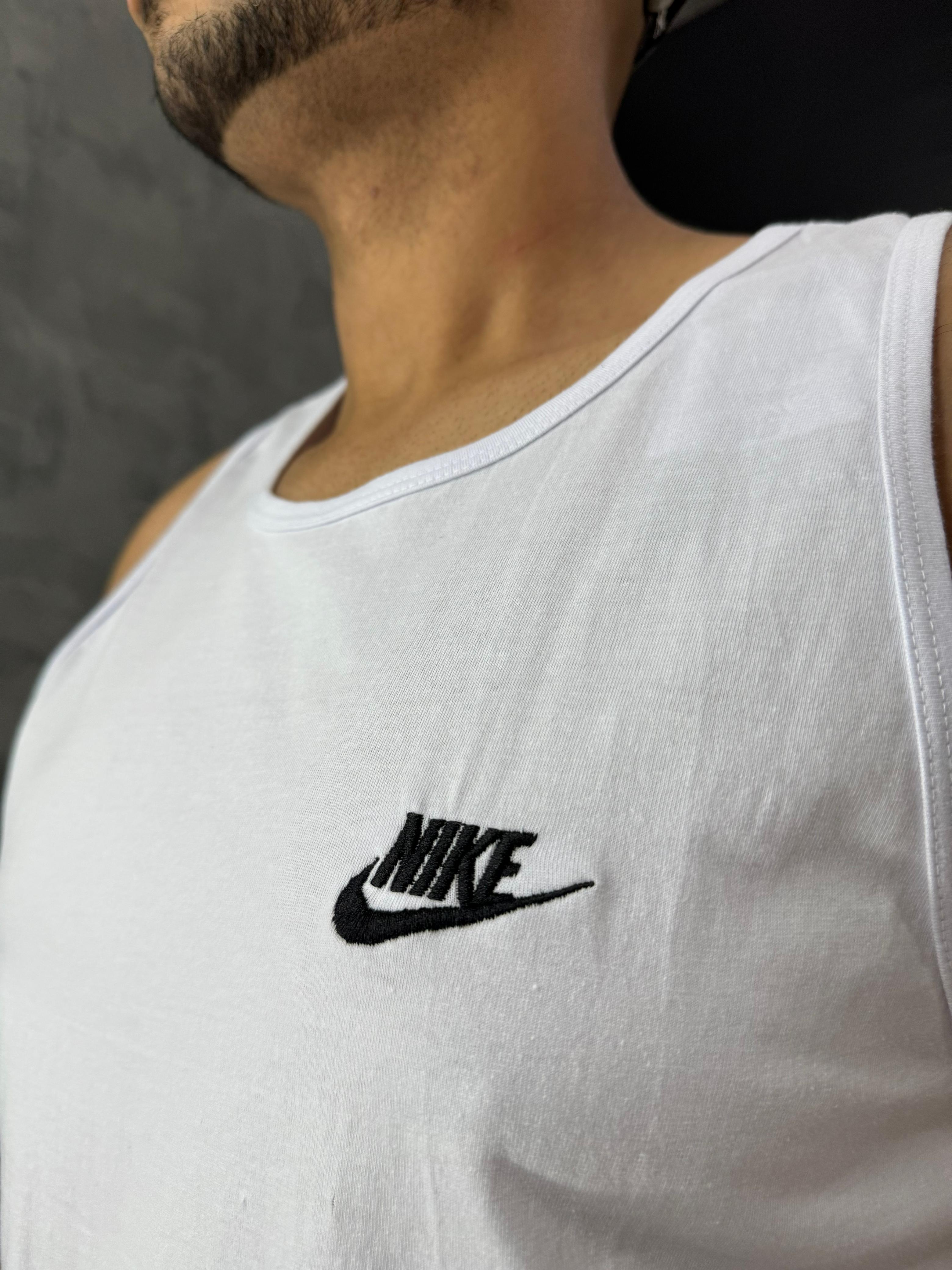 Regata Algodão Nike Branca