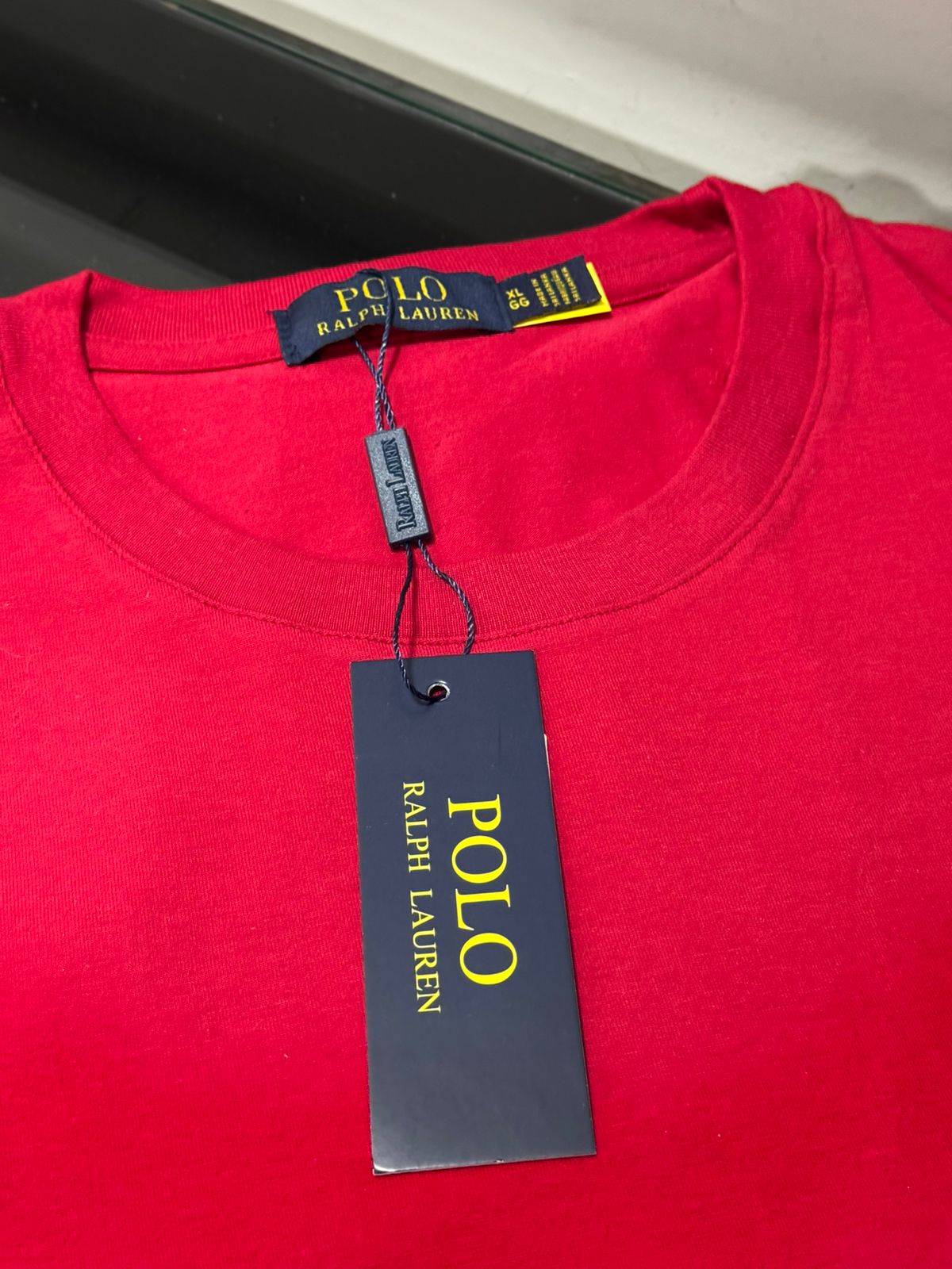 Camiseta Seda Pima Polo Vermelha