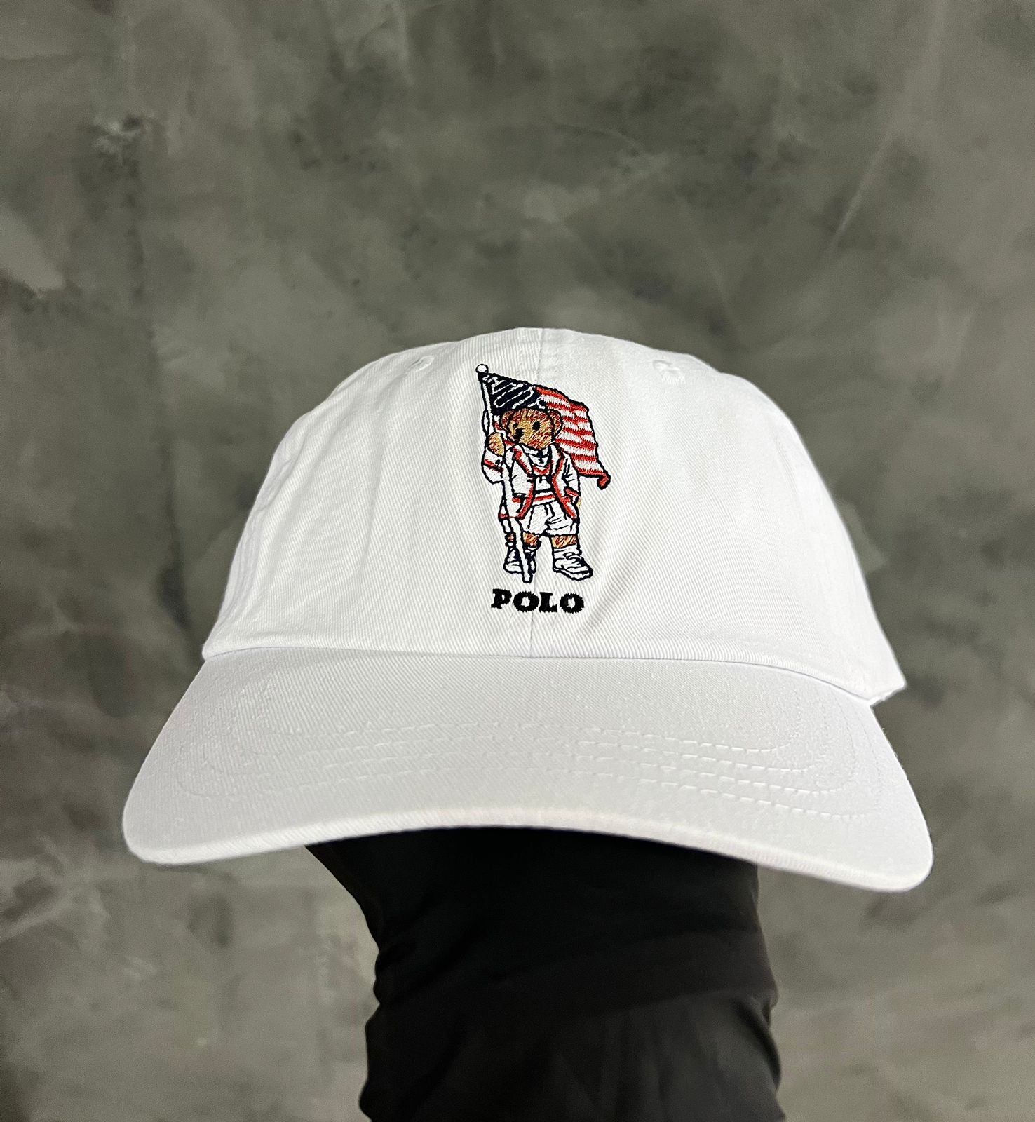 Boné Importado Bear Polo Branco
