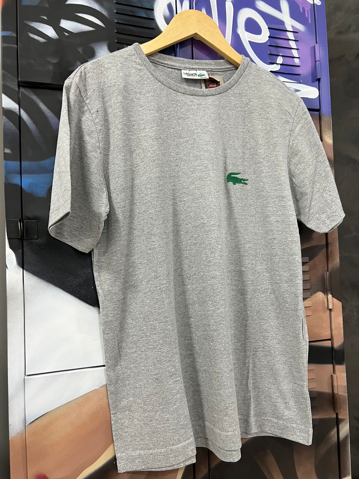 Camiseta Lacoste Cinza