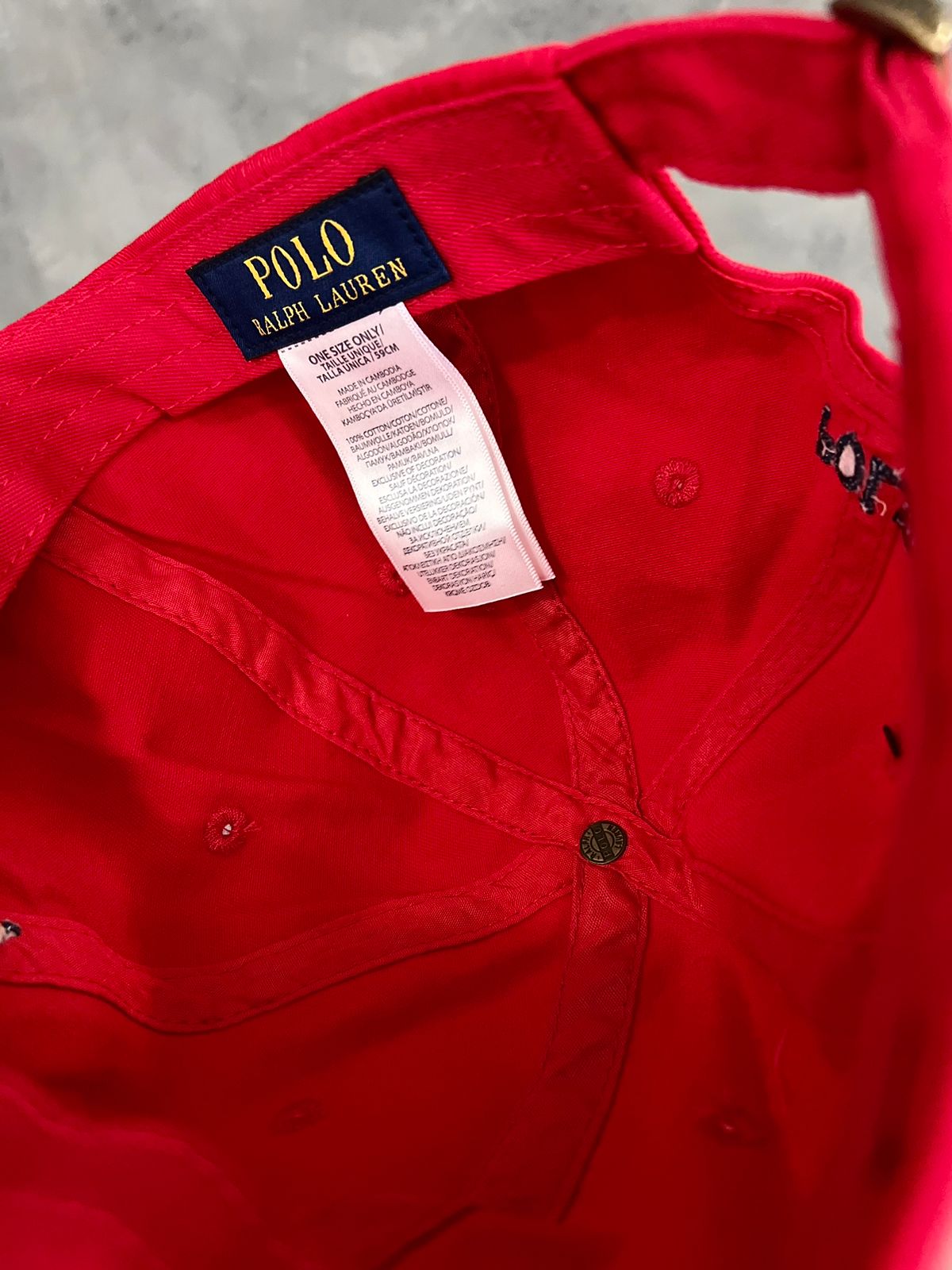 Boné Importado Cavalinho Polo Vermelho