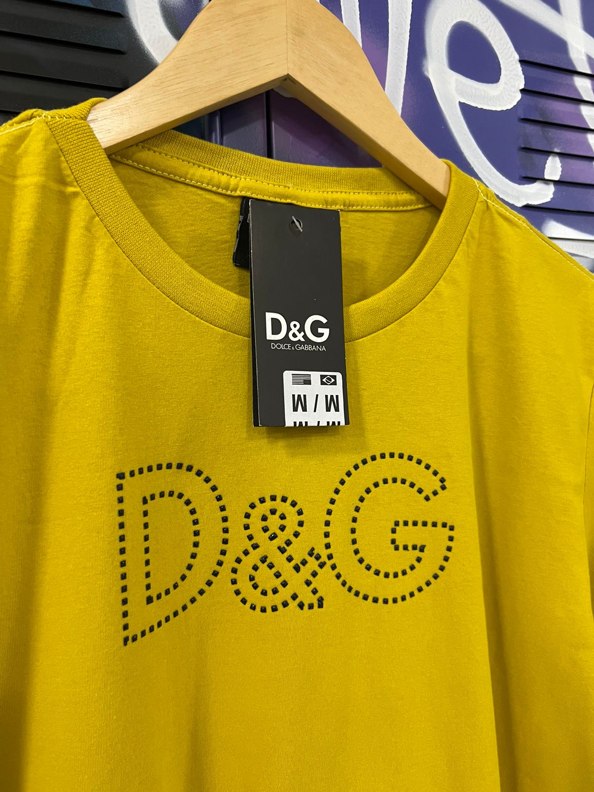 Camiseta Dolce Gabbana Amarelo