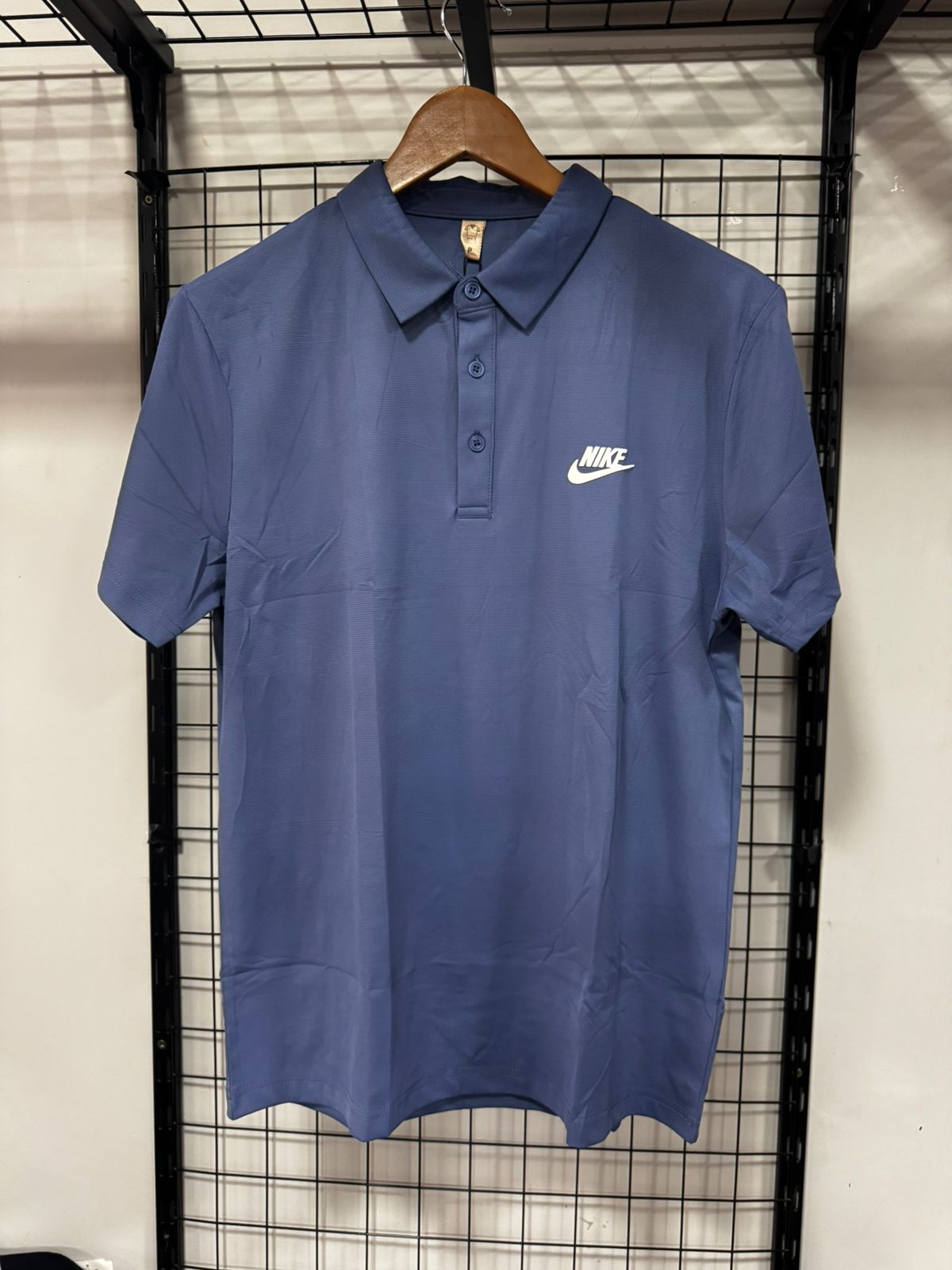 Camisa Gola polo poliamida Nike Azul
