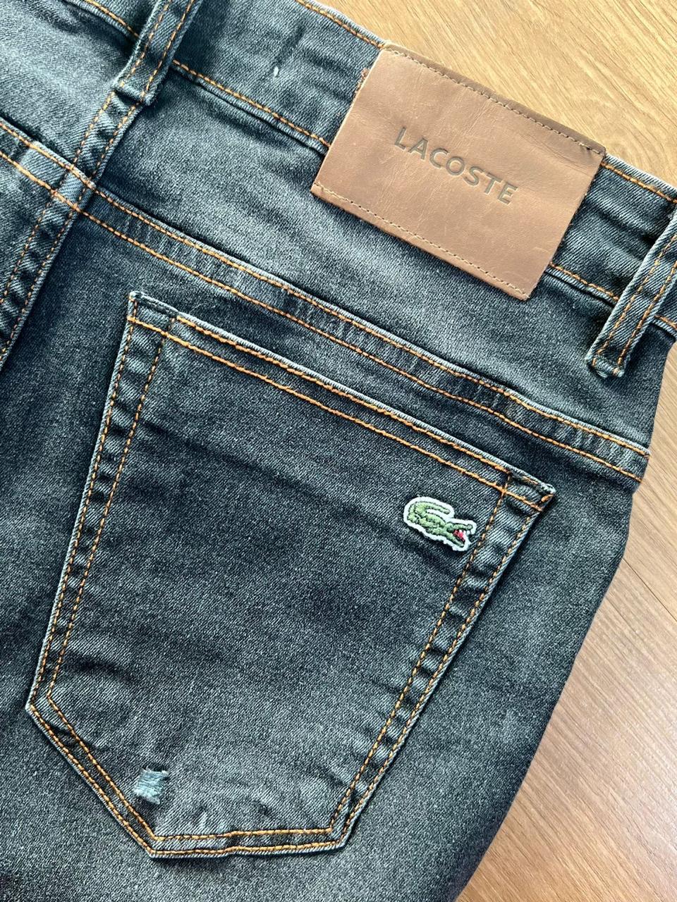 Calça jeans Lacoste Cinza