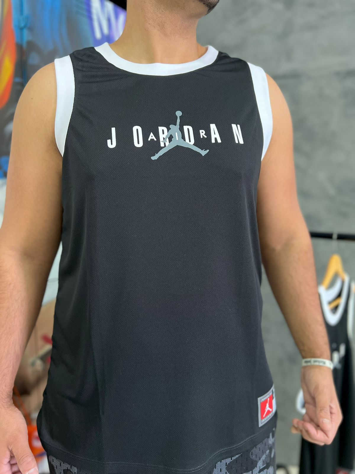 Regata Drifit Jordan Preto