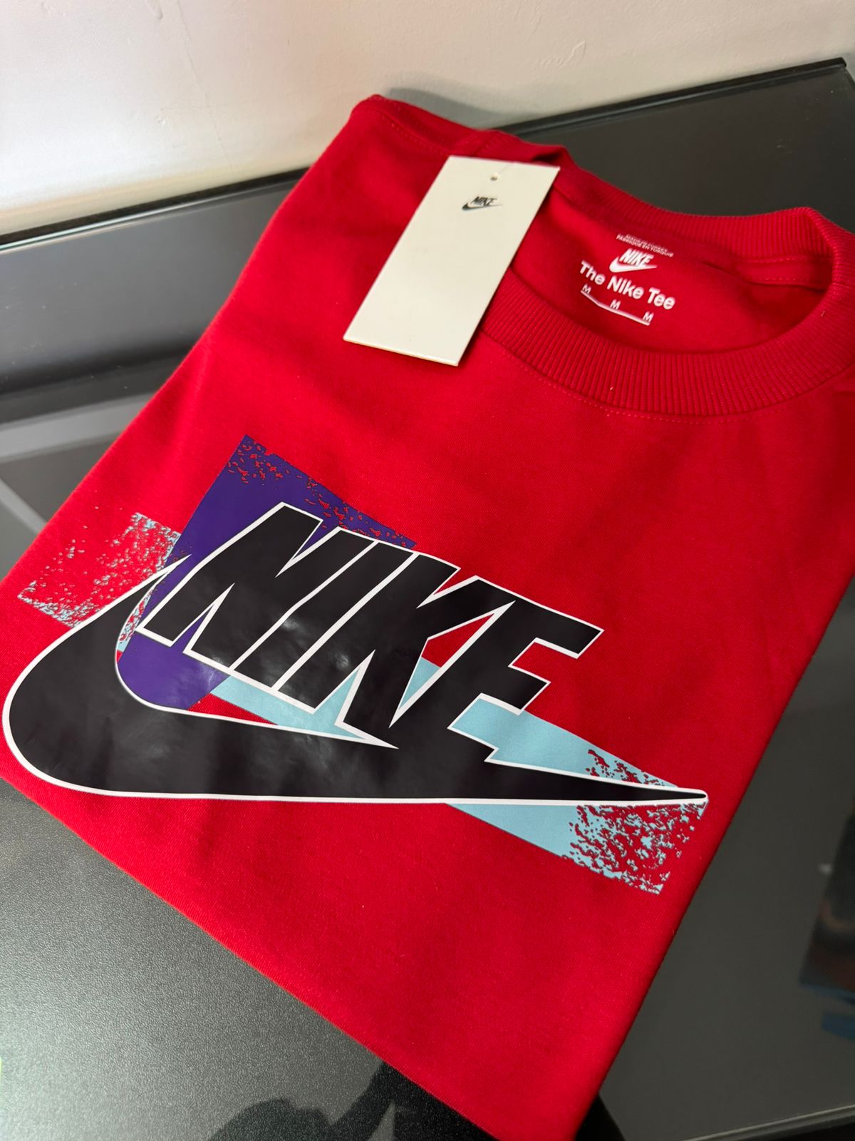 Camiseta Linha Malha Americana Nike Vermelho