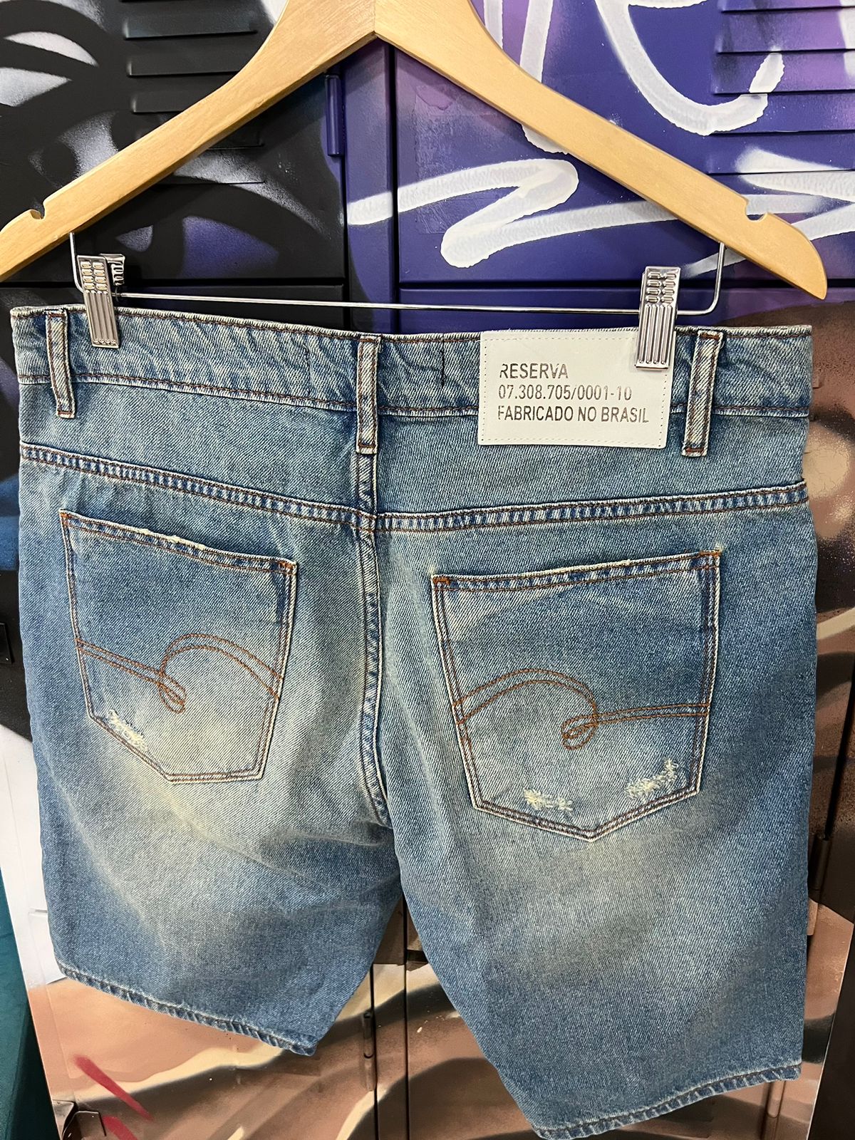 Bermuda Jeans Reserva Azul