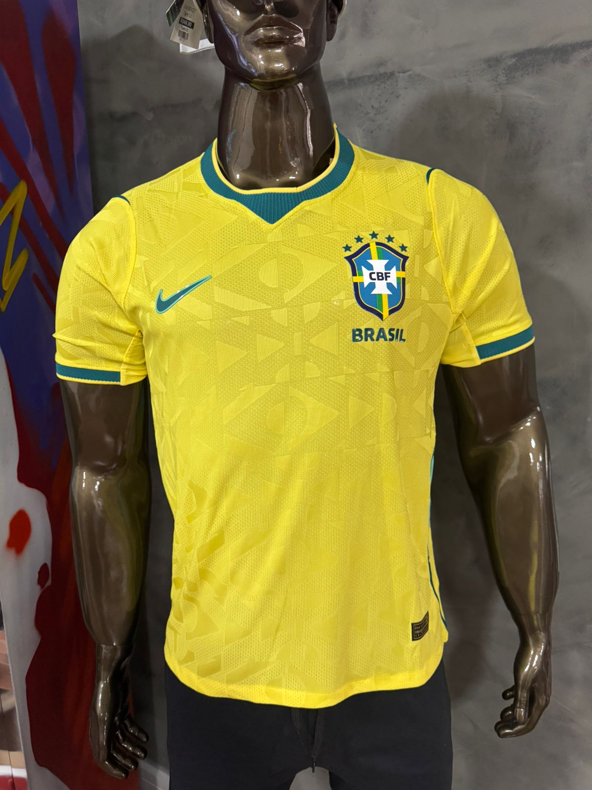 Brasil I 2026/27 Modelo Jogador Nike Amarelo