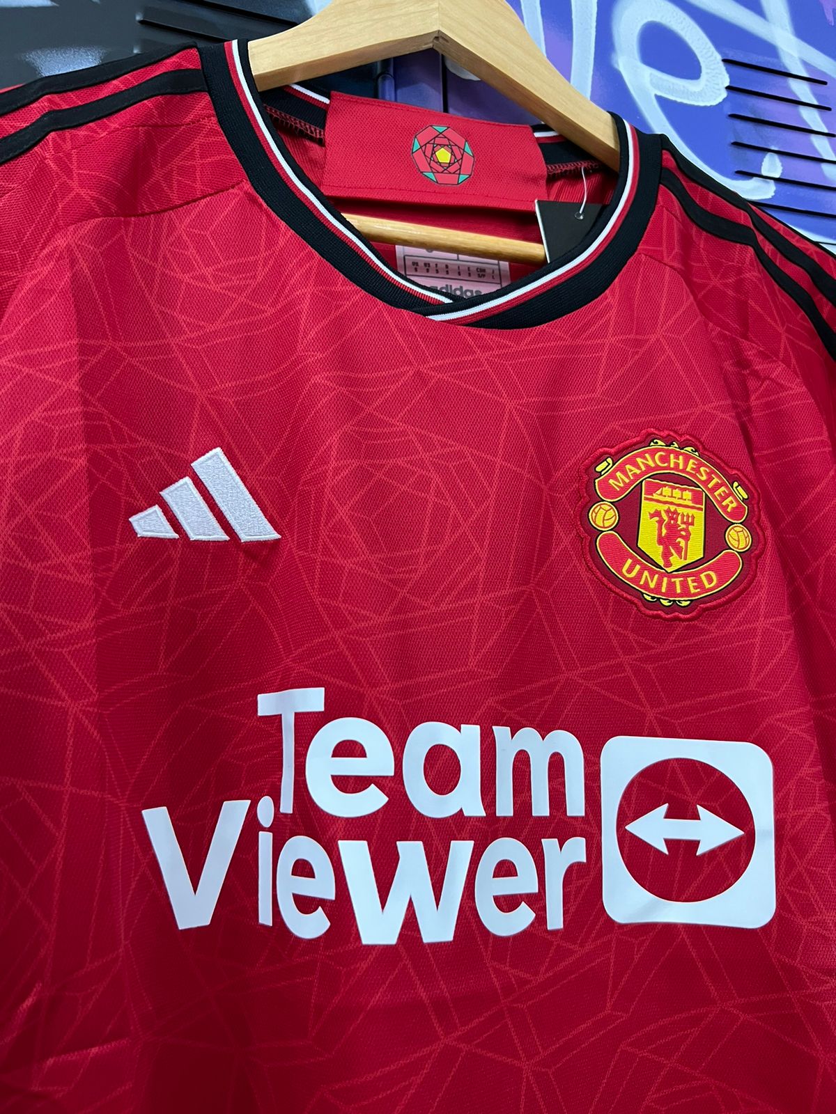 Manchester United 23/24 Adidas Vermelha