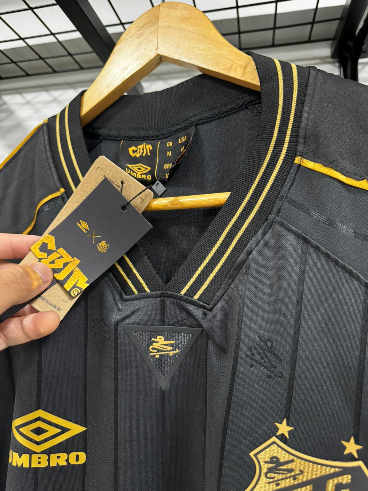 Santos Charlie Brown Jr - 24/25 Umbro Preto
