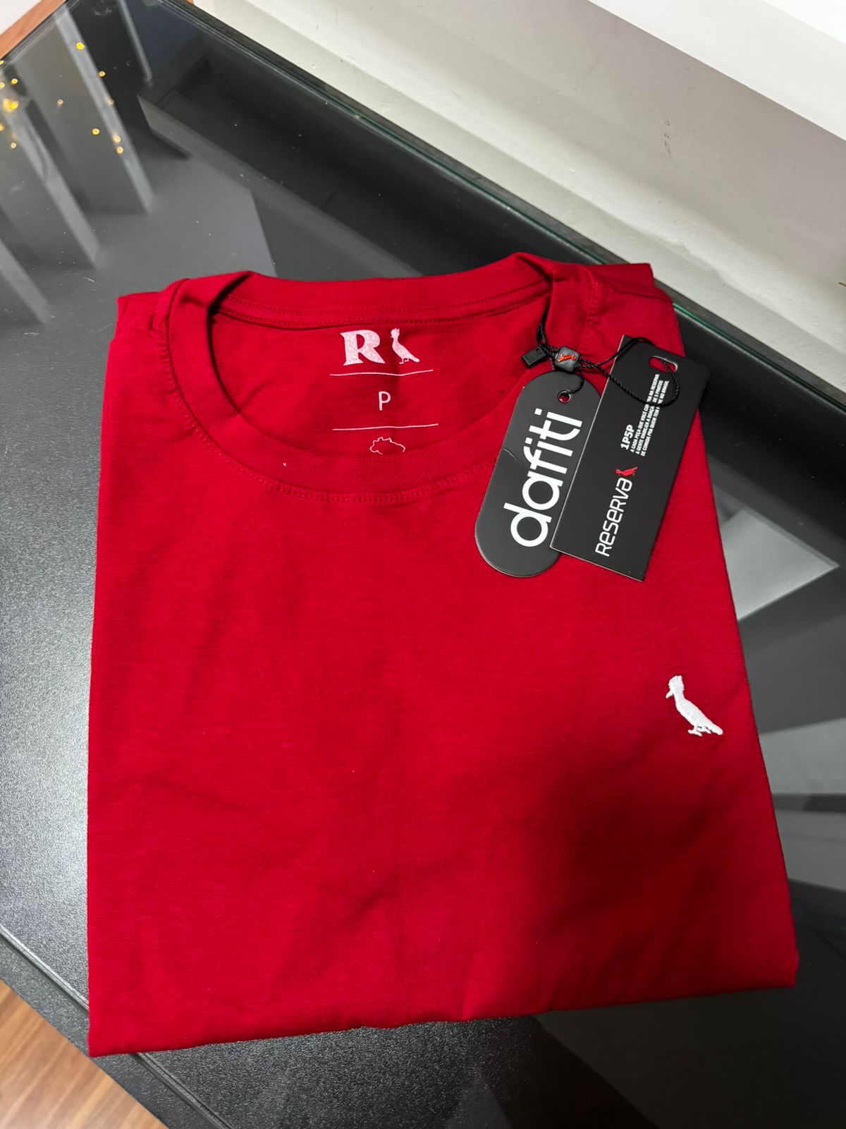 Camiseta Seda Pima Reserva Vermelha