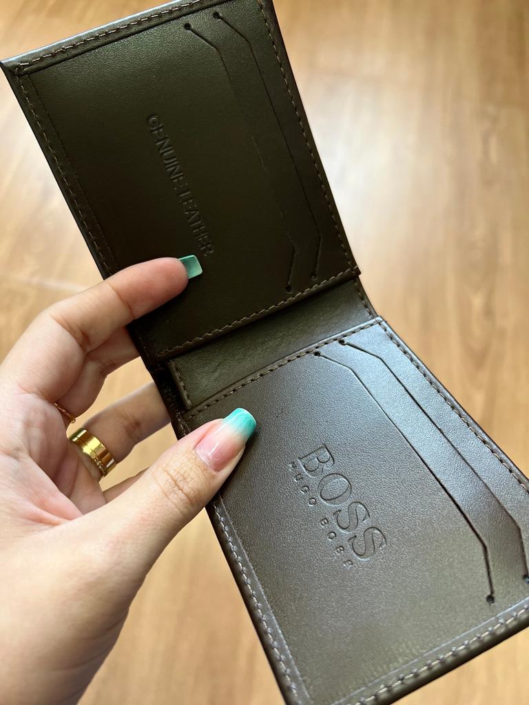 Carteira Hugo Boss Marrom