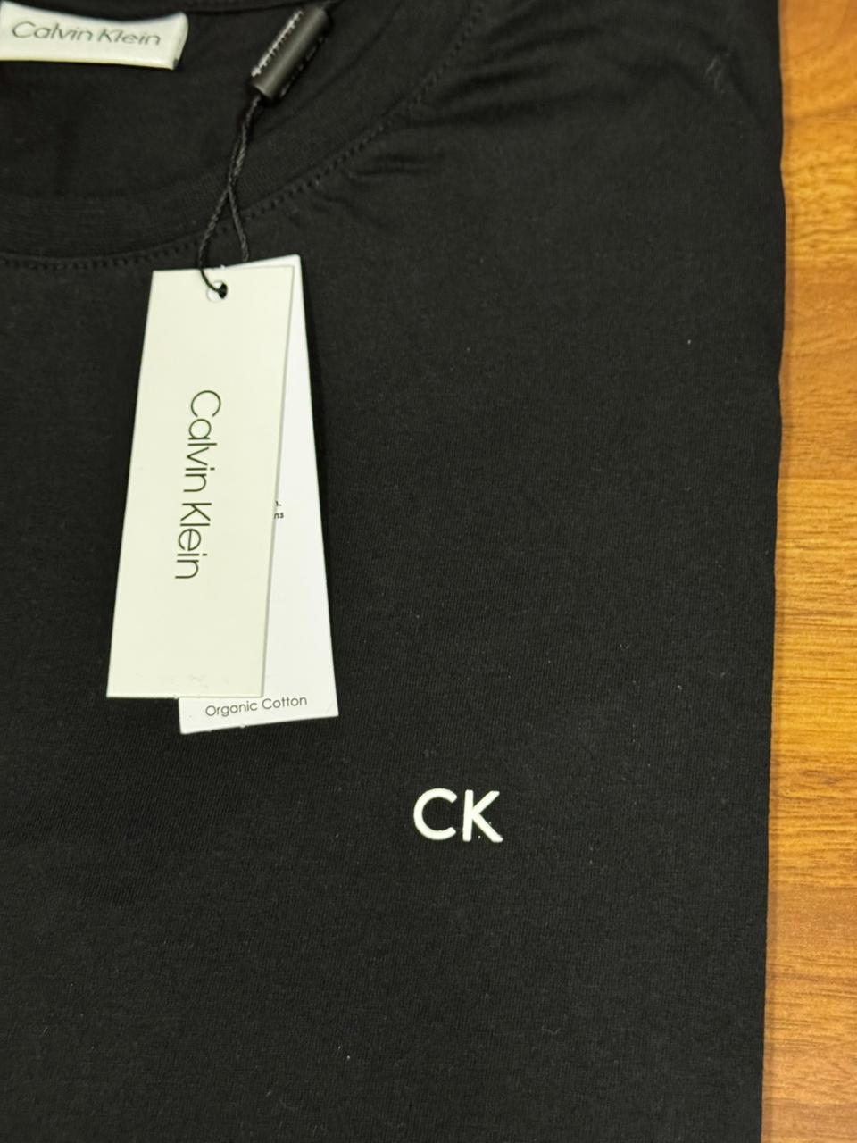Camiseta Seda Pima Calvin Klein Preto