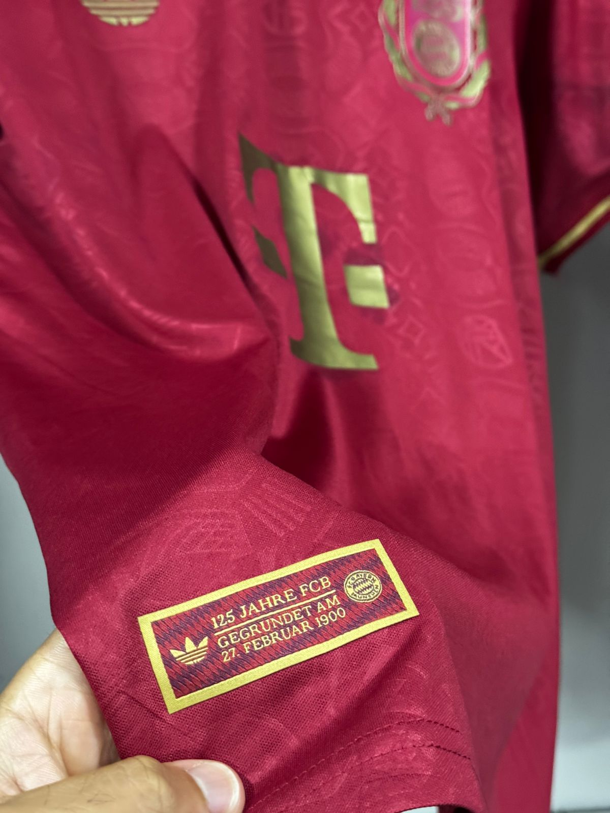 Camisa Bayern München 25/26 Adidas Vermelha