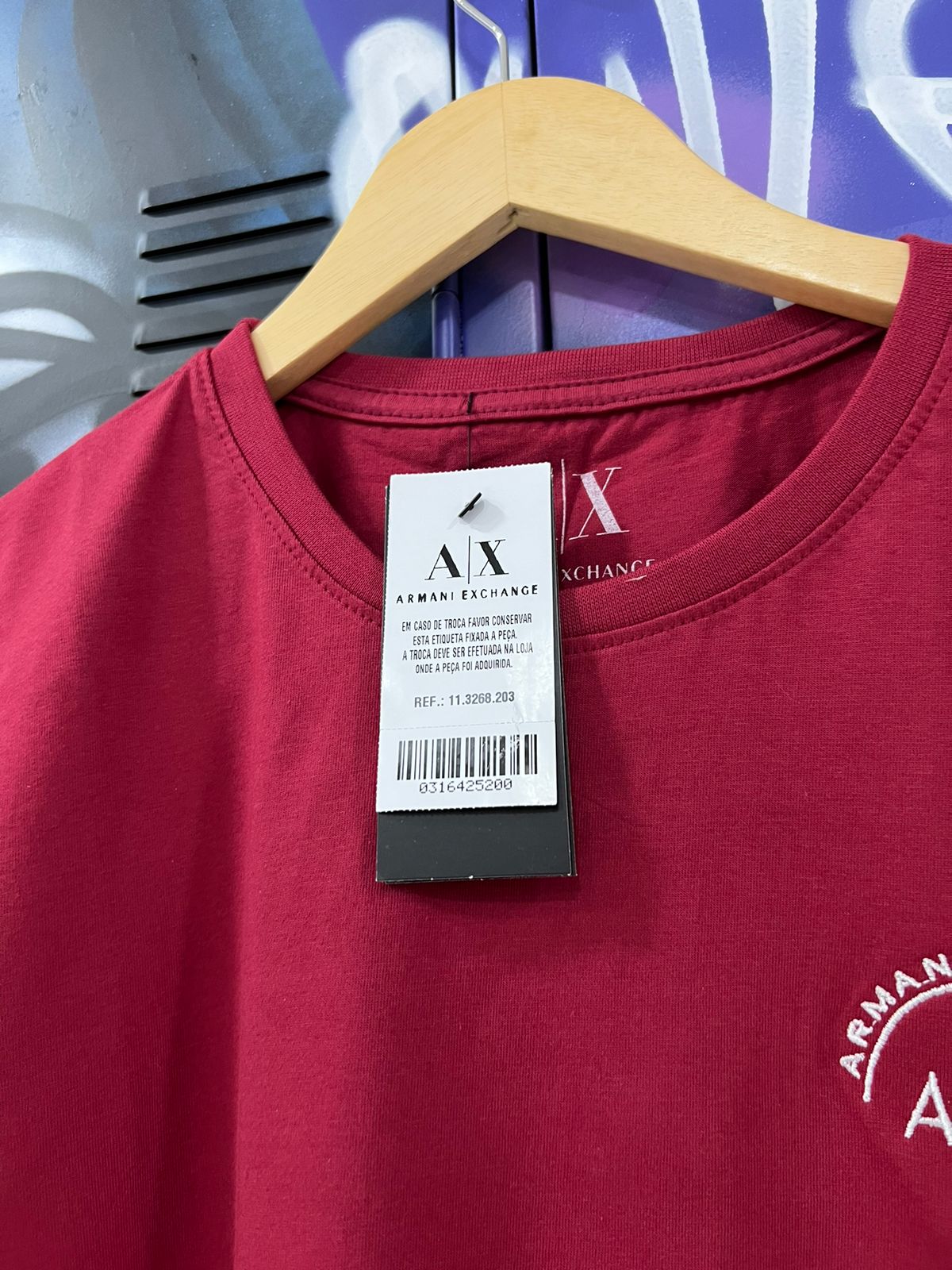 Camiseta Armani Vermelha