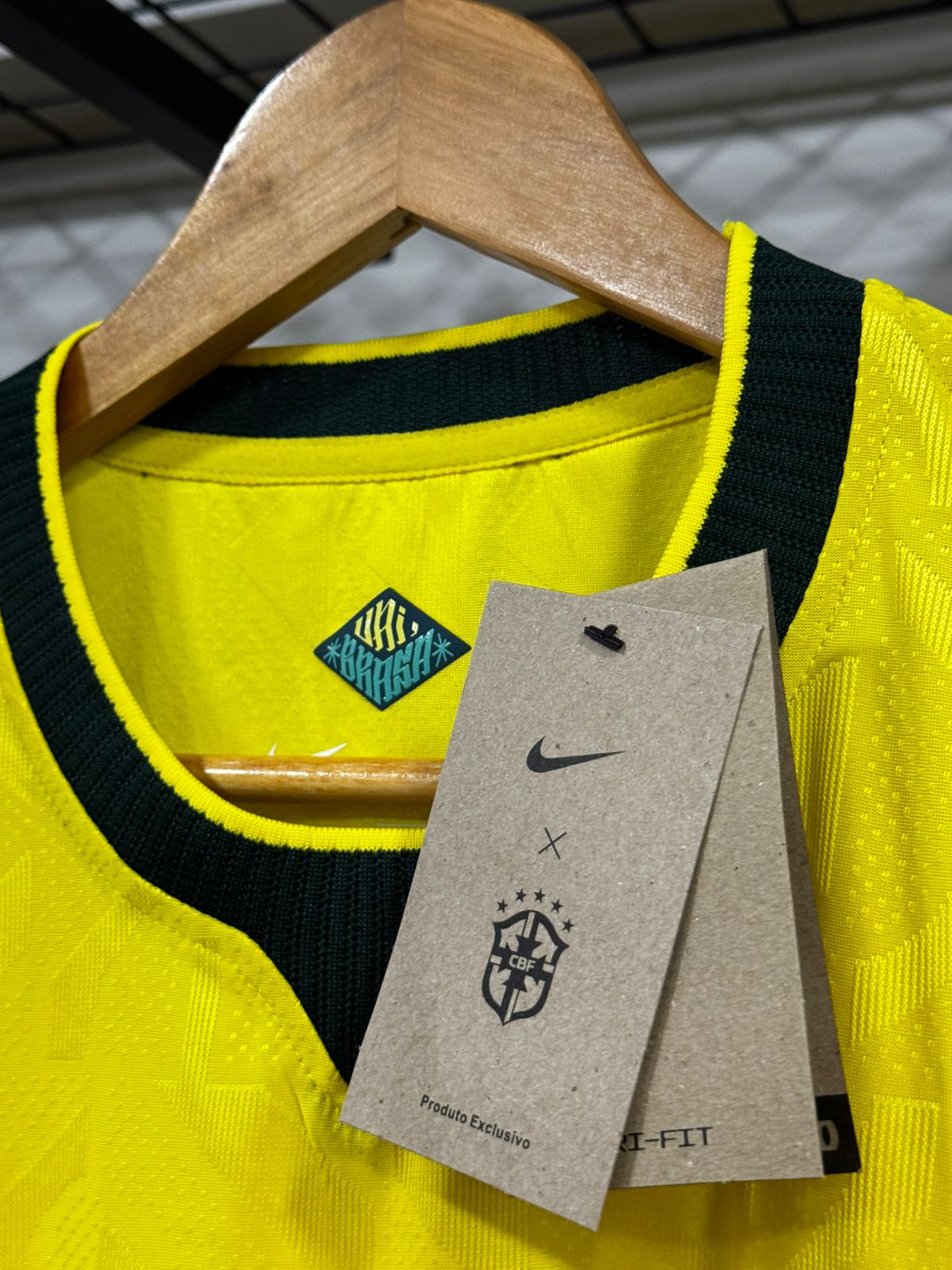 Feminina Brasil I 2026/27 Modelo Jogador Nike Amarelo