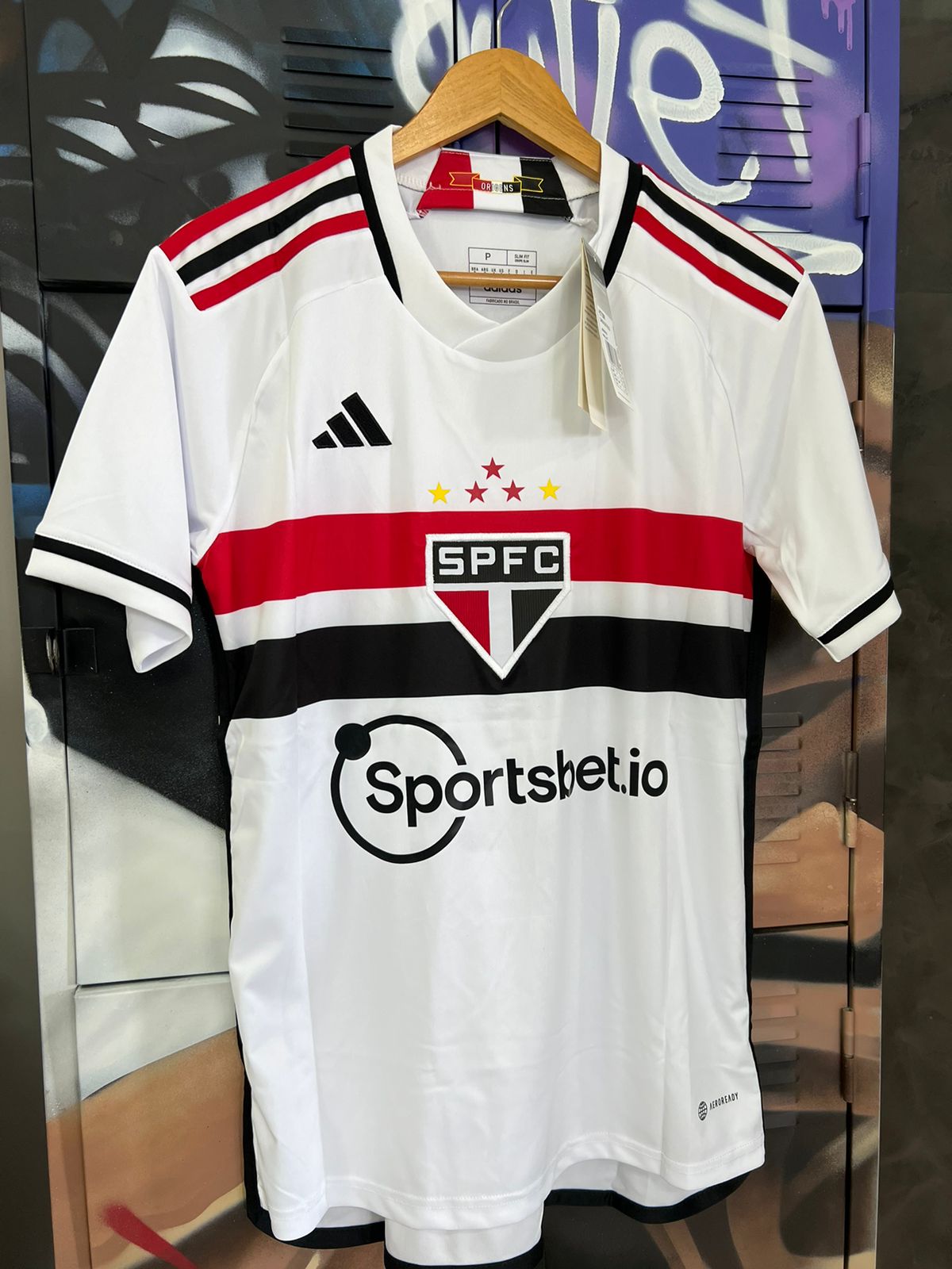 Camisa São Paulo Personalizada Adidas Branco